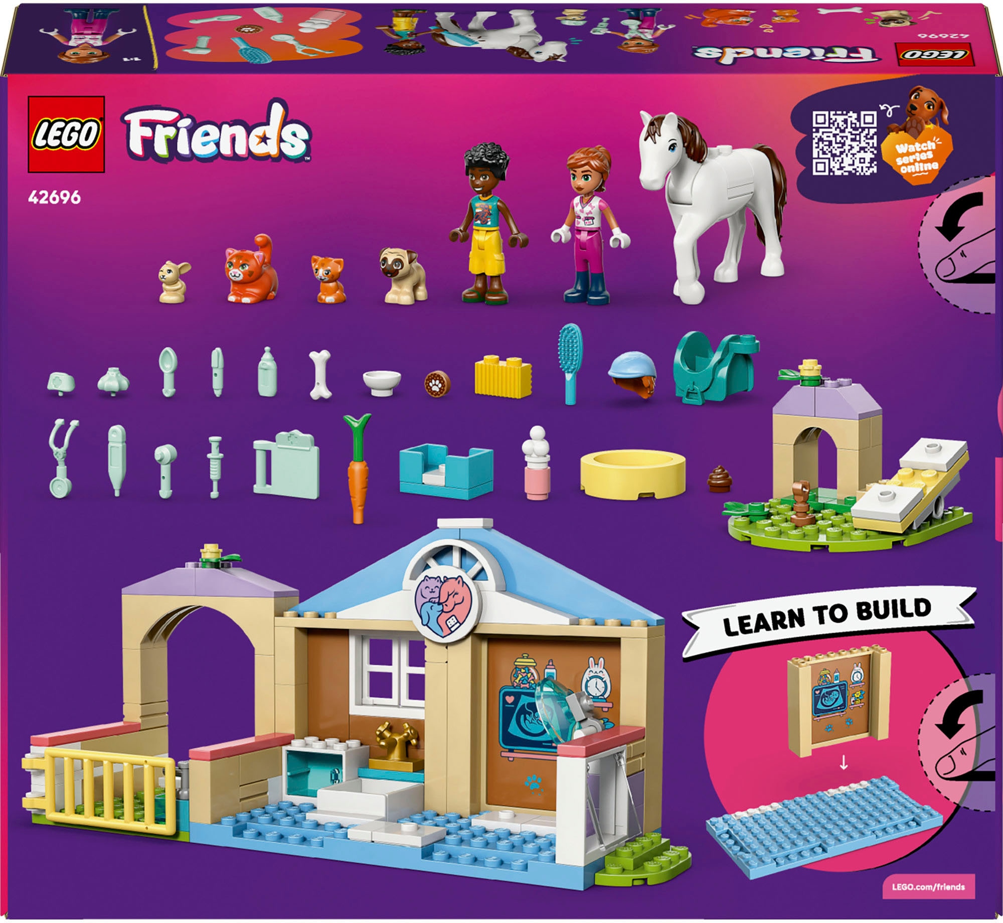 LEGO® Konstruktionsspielsteine »Tierklinik (42696), LEGO Friends« Made in Europe
