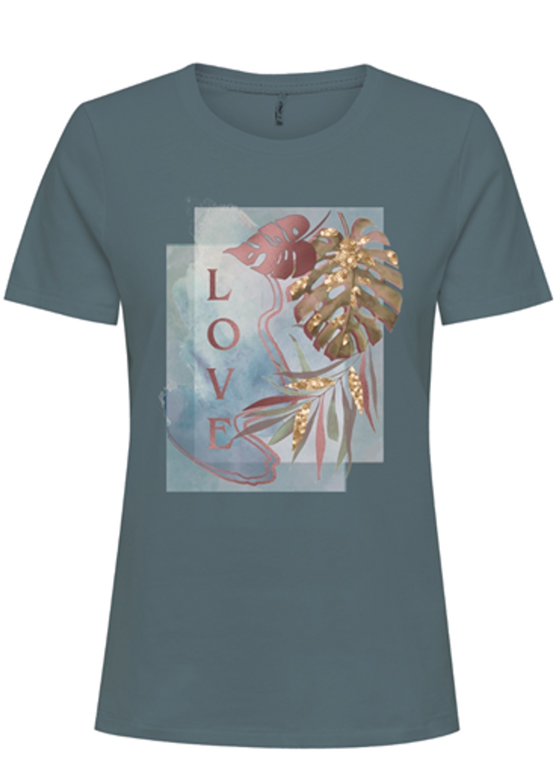 ONLY Kurzarmshirt »ONLKITA LIFE REG S/S MIX TOP CS JRS EX.«