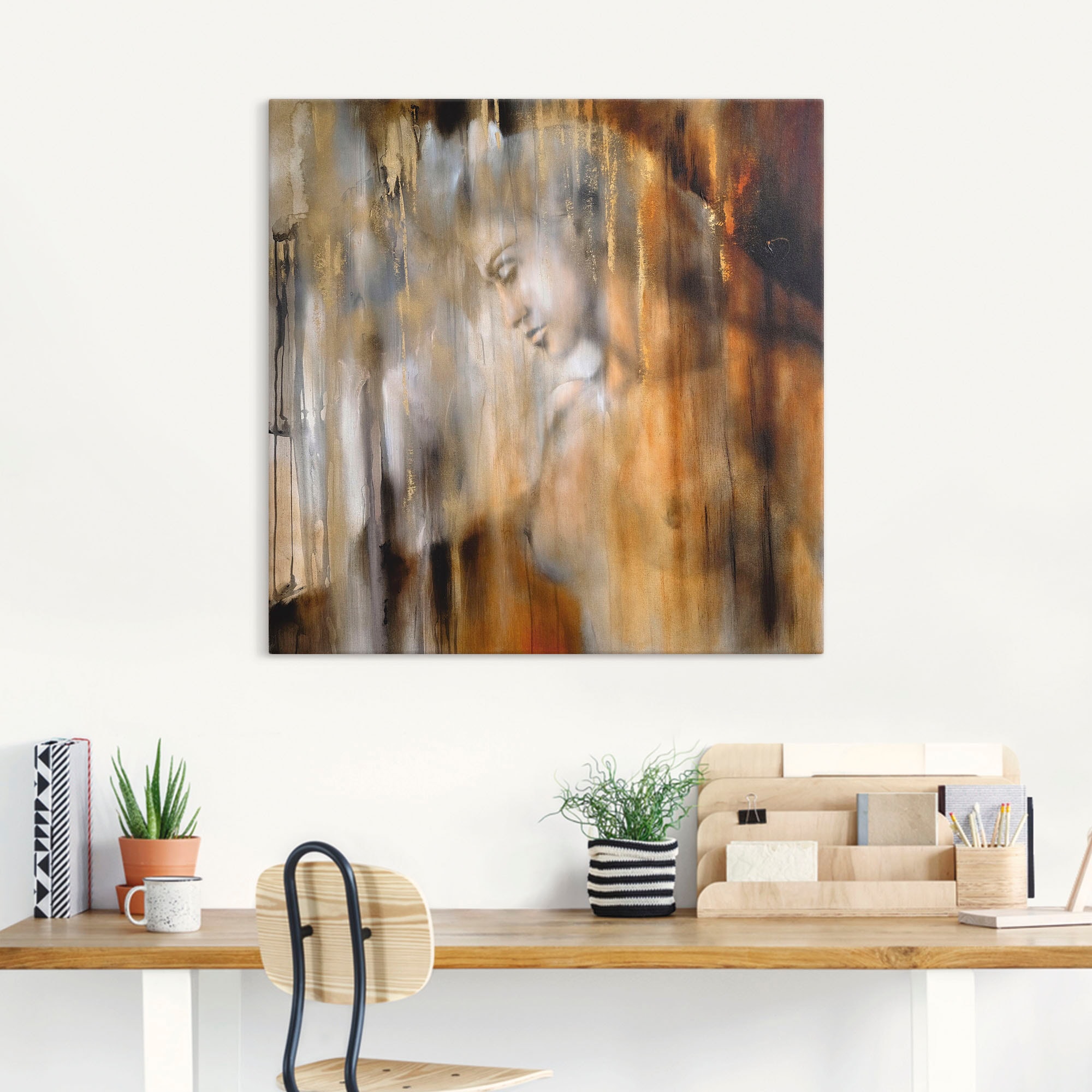 Artland Leinwandbild »Vera« Frau 1 Stk. tlg. auf Holzrahmen gespannt