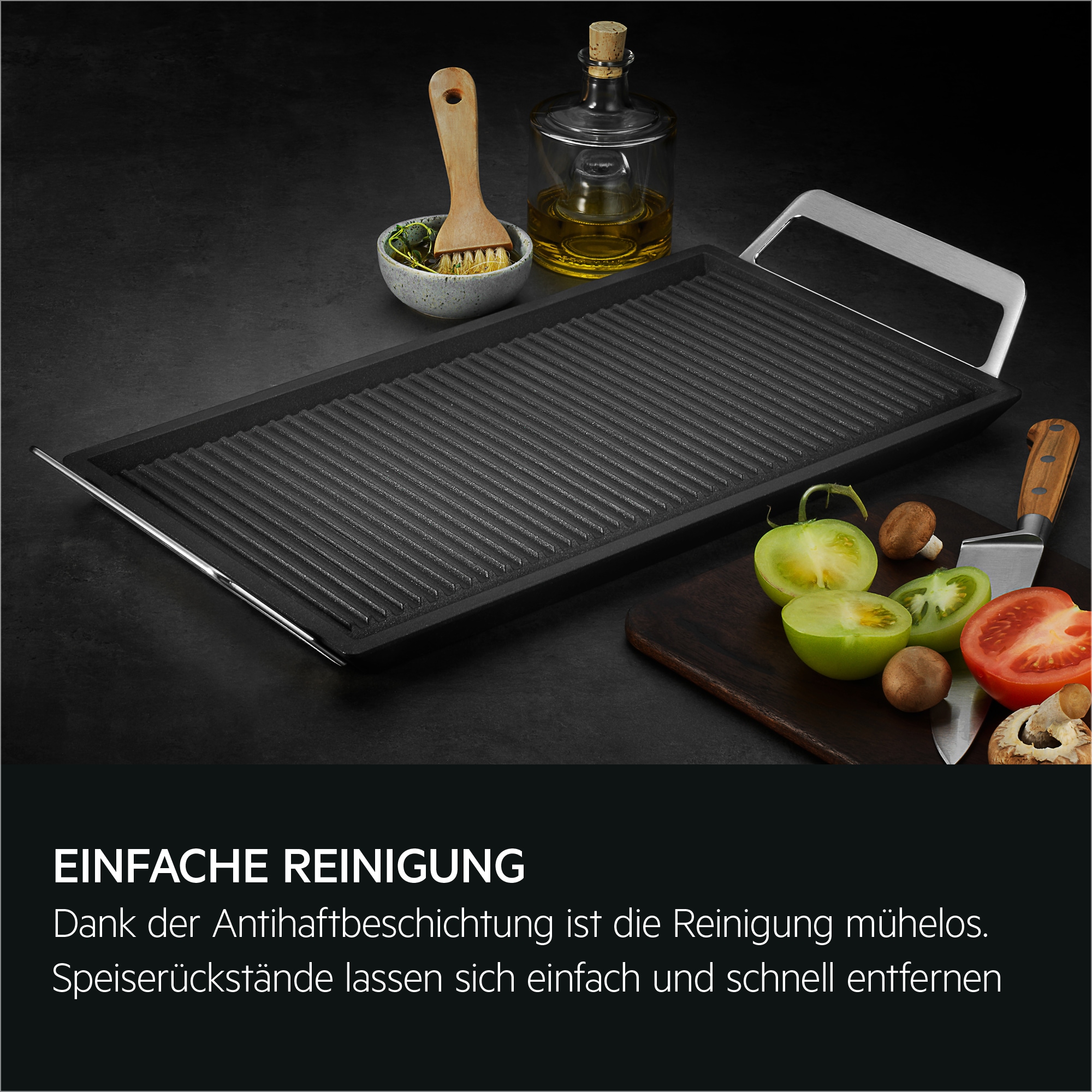 AEG Grillplattenaufsatz »Infinite Plancha-Grill A9HL33«, Verwandle dein Kochfeld in einen Grill