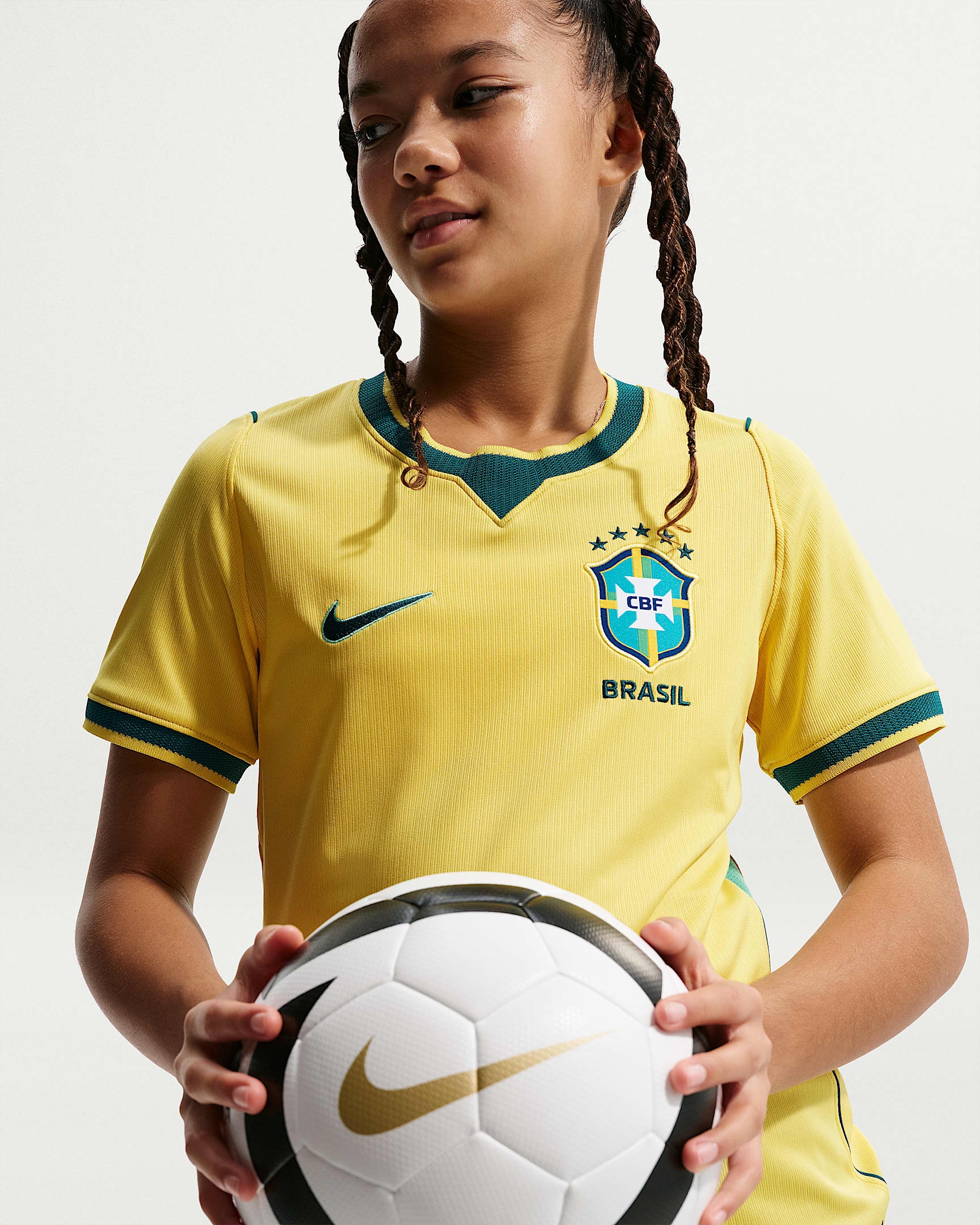 Nike Fußballtrikot »Brasilien 2026 Heimtrikot – Stadion‑Replika für Kinder« Für Kinder und Jugendliche