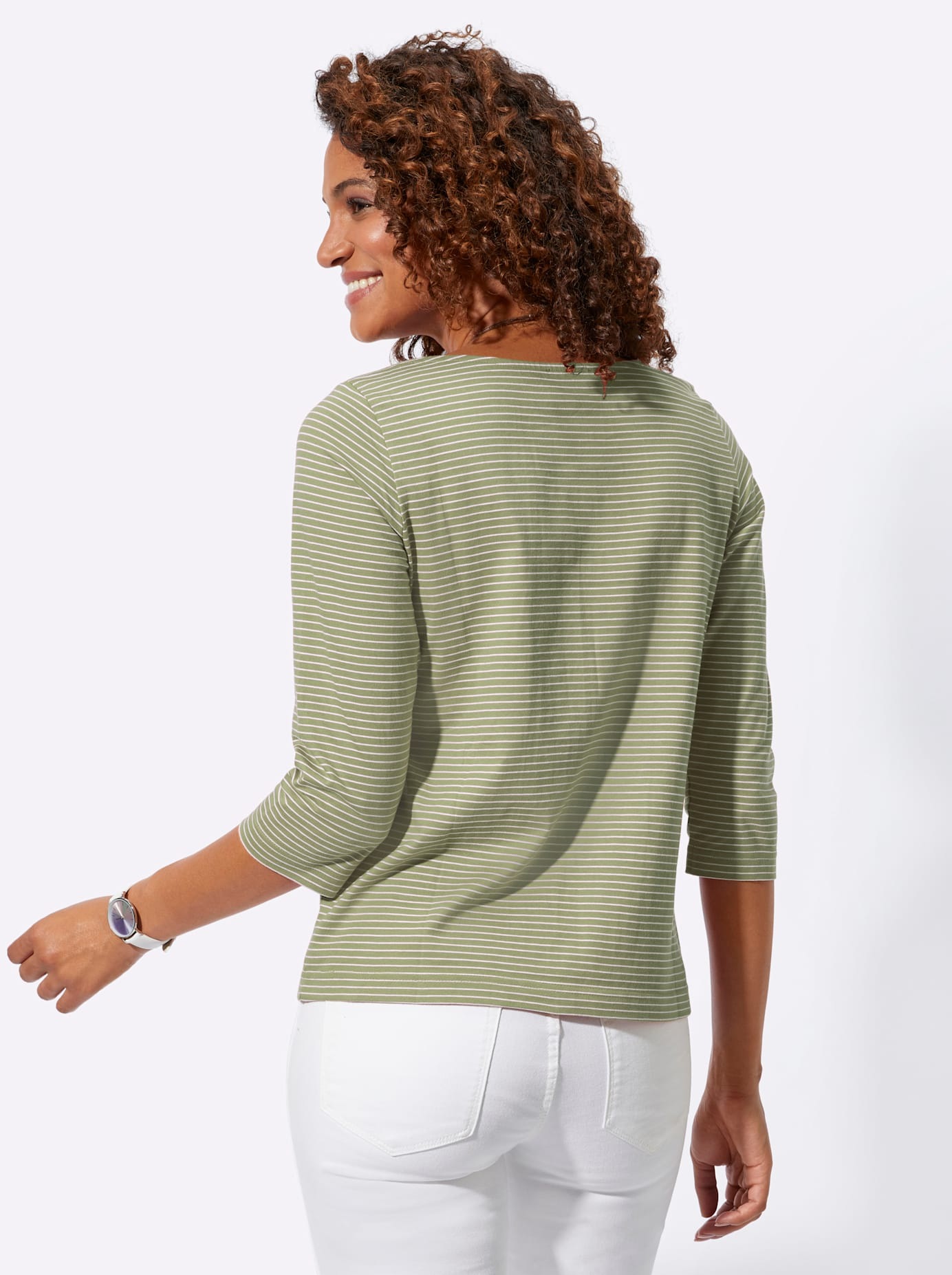 Casual Looks 3/4-Arm-Shirt »Ringelshirt«, (1 tlg.)