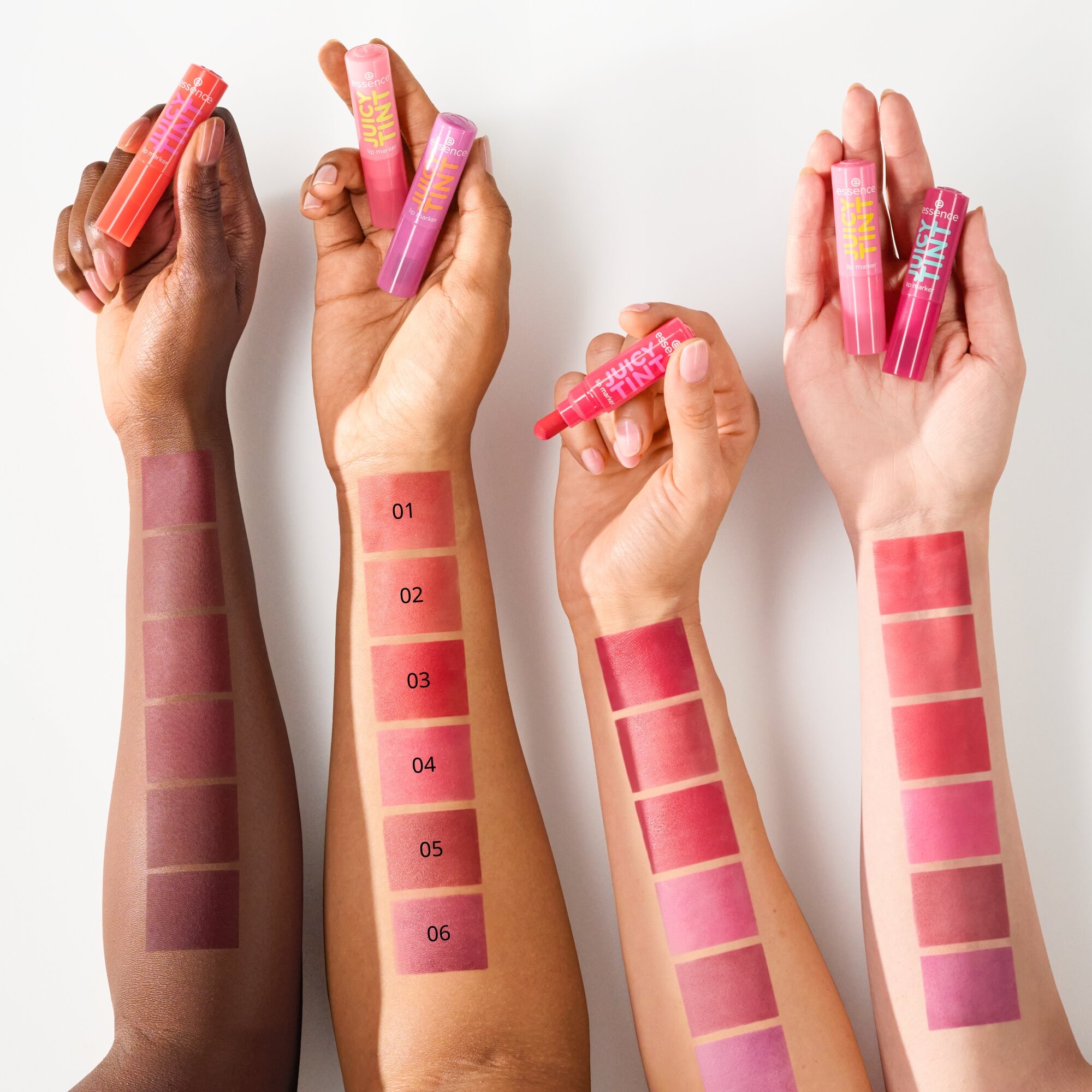 Essence Lippenstift »JUICY TINT lip marker«