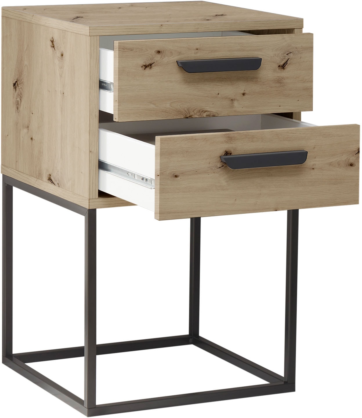 Schlafkontor Nachtkommode »Suna Kommode, Nachttisch, Nachtschrank«, auf Metallgestell