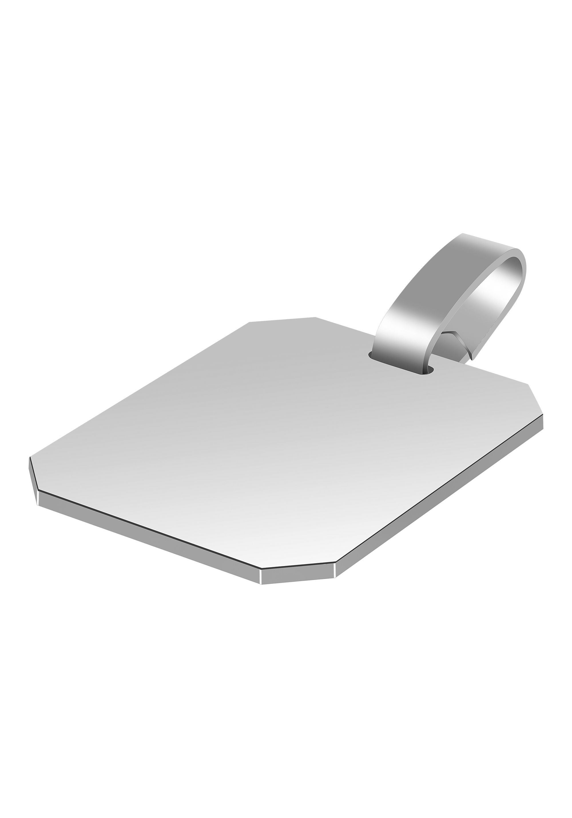 AKZENT Anhänger mit Gravur »"Schila" aus 925 Sterlingsilber, rhodiniert, langlebig«
