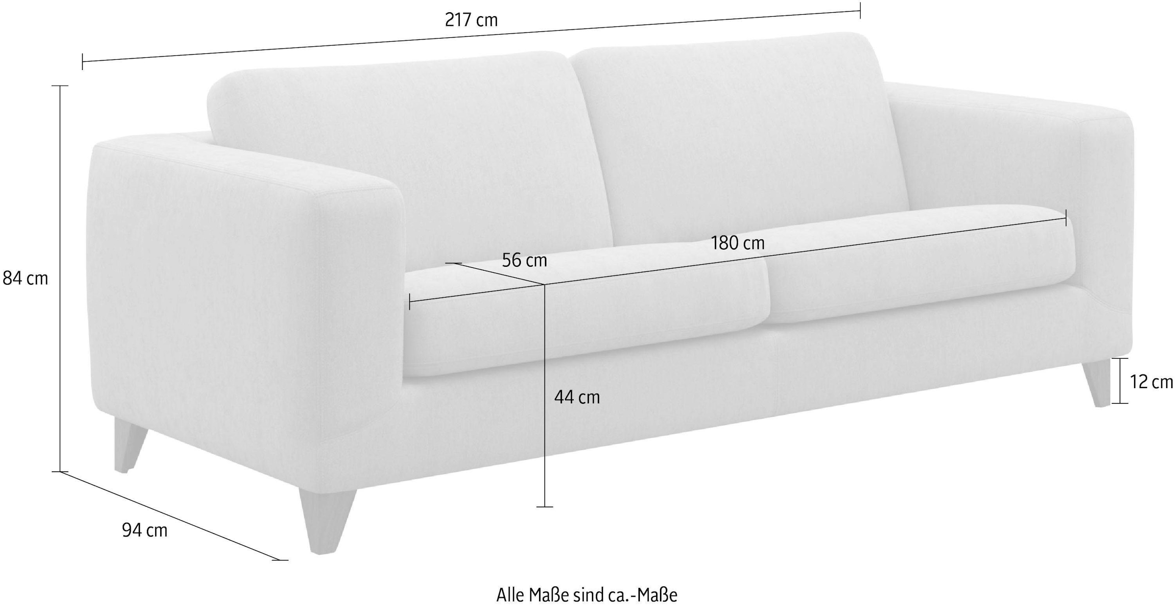 machalke® 3-Sitzer »manolito«