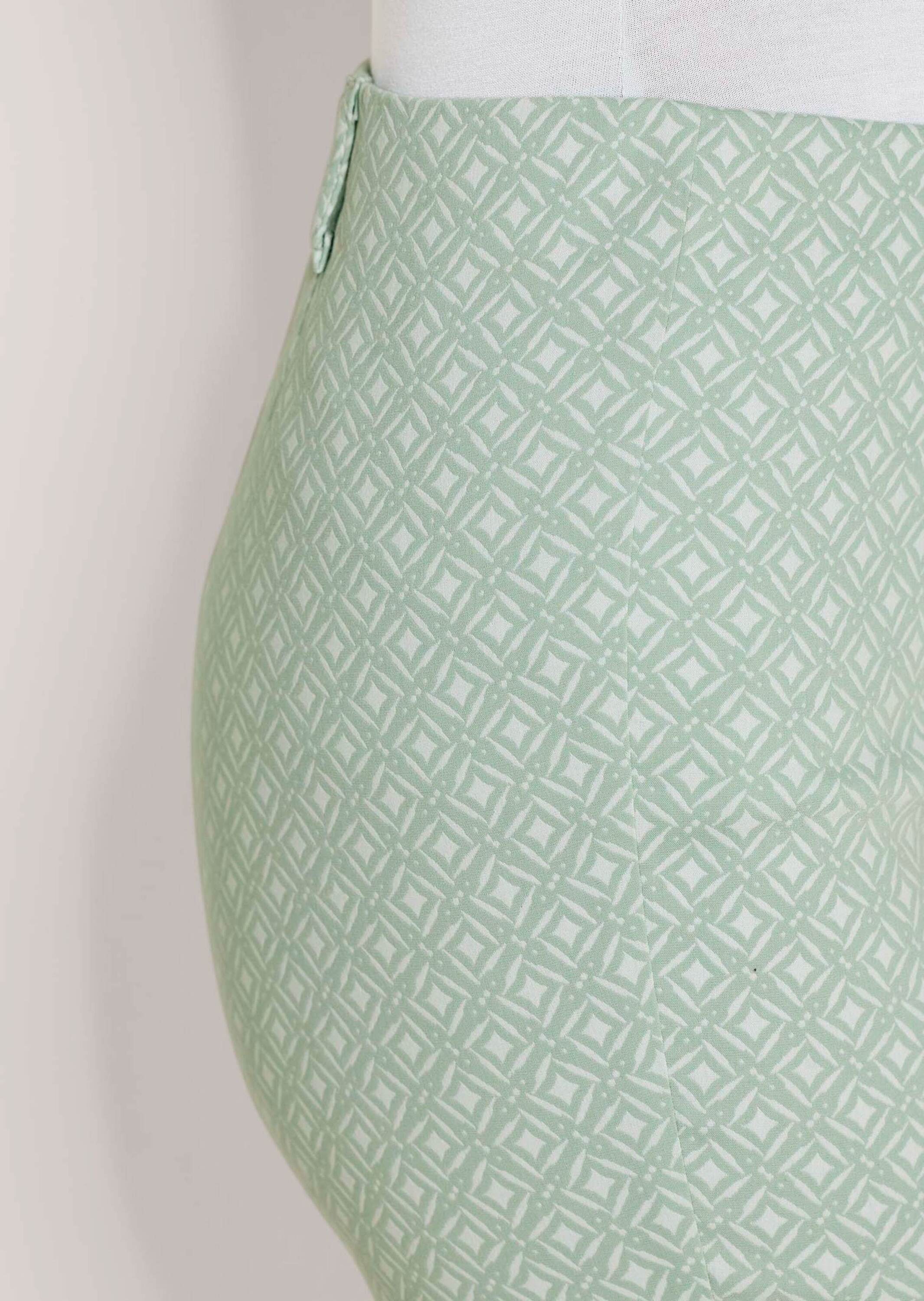 MADELEINE Stoffhose »Jerseyhose Jacquardhose mit grafischem Muster«  Jacquardhose mit elastischem Bund