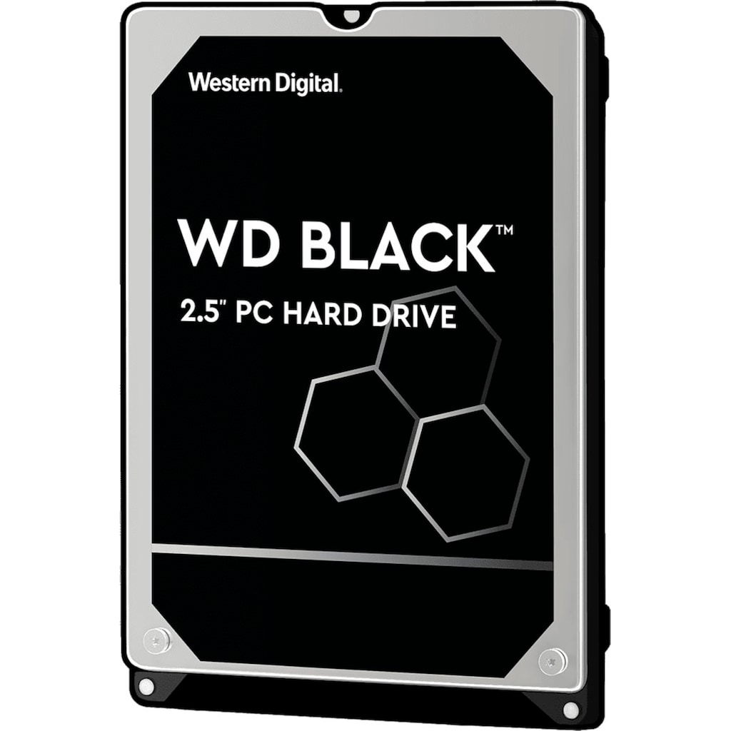 Western Digital HDD-Festplatte »WD Black Mobile 1TB«, 2,5 Zoll, Anschluss SATA III