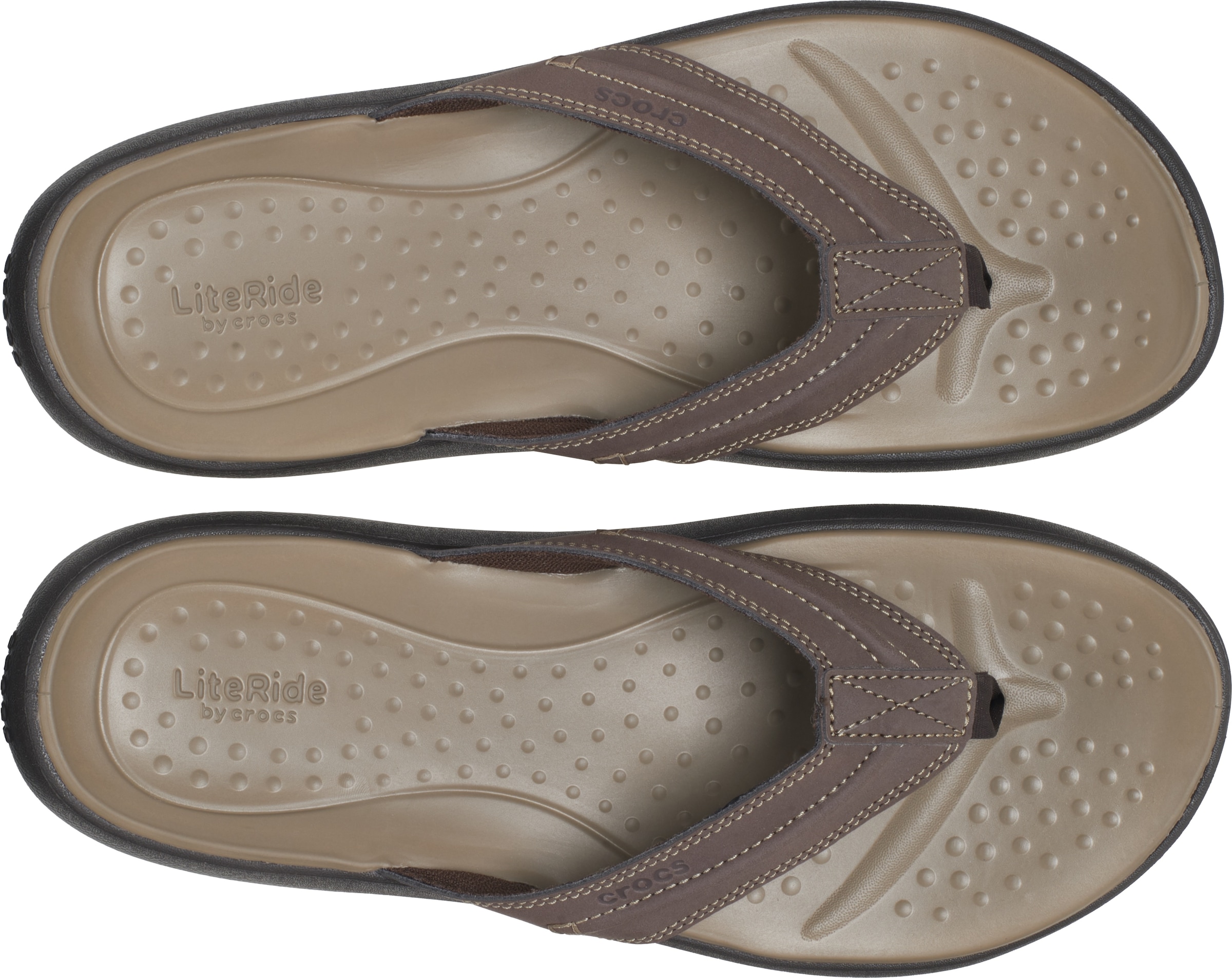 Crocs Zehentrenner »Yukon Vista II Flip«, Sandale, Sommerschuh mit Ziernaht