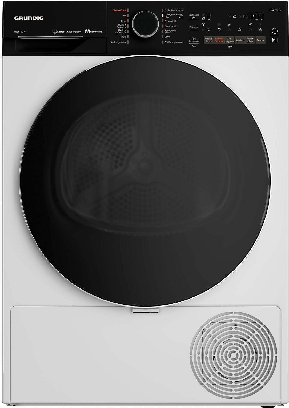 Grundig Wärmepumpentrockner »GT77824WHF14«, 8 kg