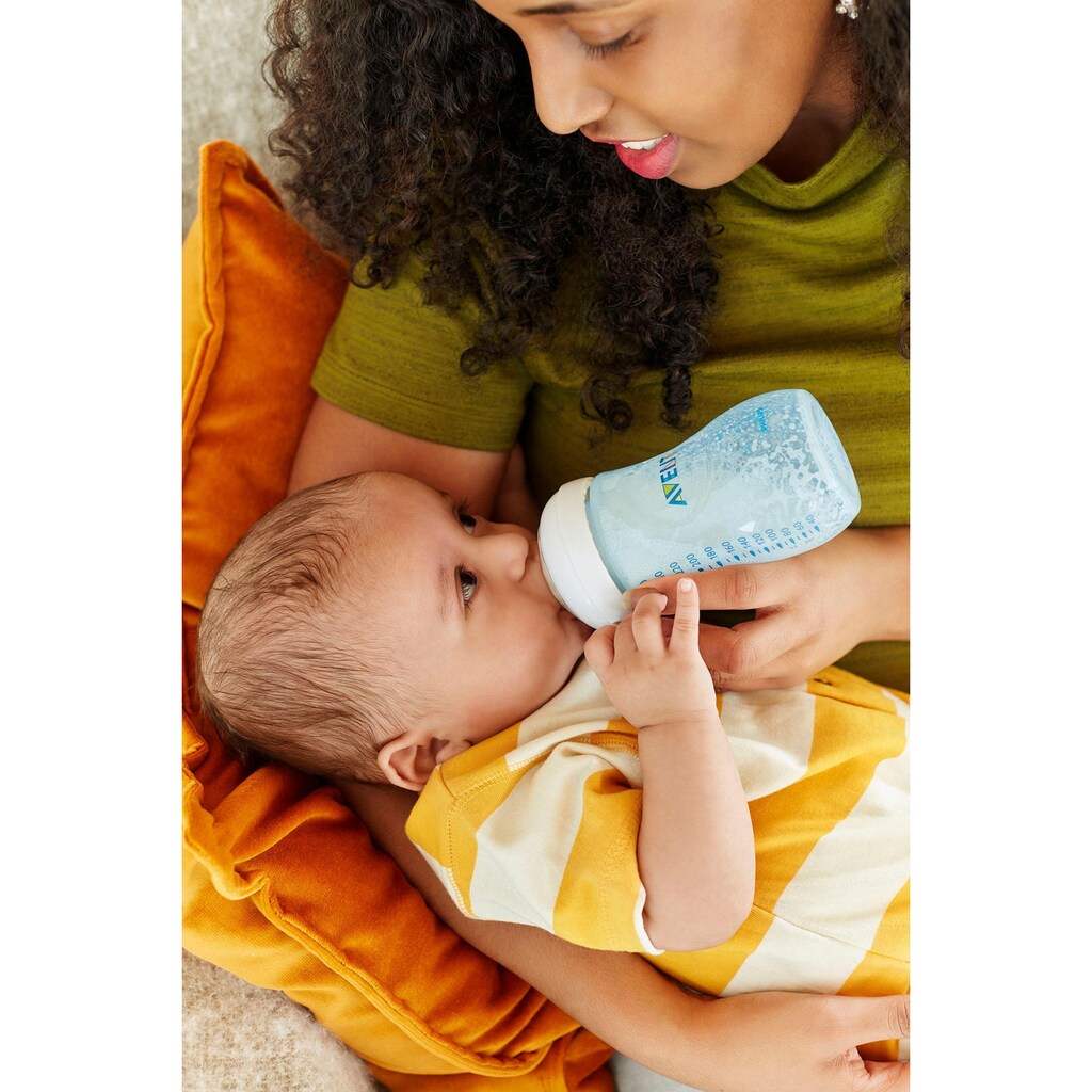 Philips AVENT Babyflasche »Natural Flasche SCF035/27«, (5 tlg., 2er-Pack)