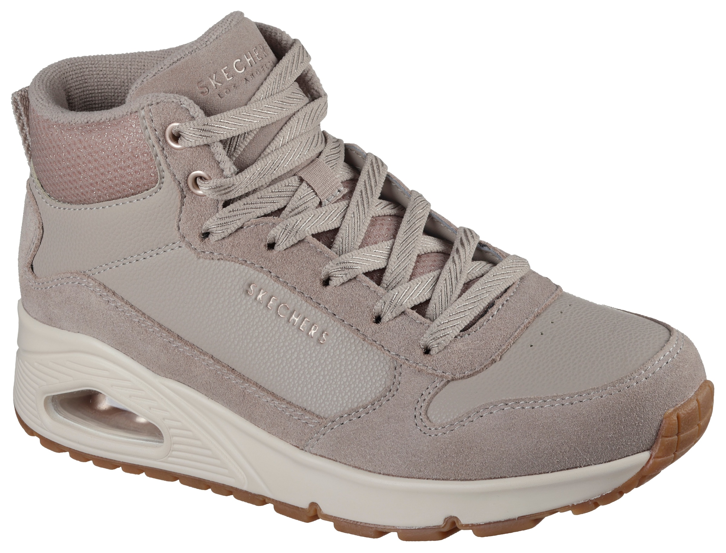 Skechers Keilsneaker »UNO-STACRE SHINE«  High Top Sneaker, Schnürboots mit Luftkammern Sohle