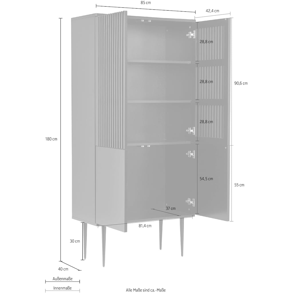 Places of Style Highboard »Saltaire«