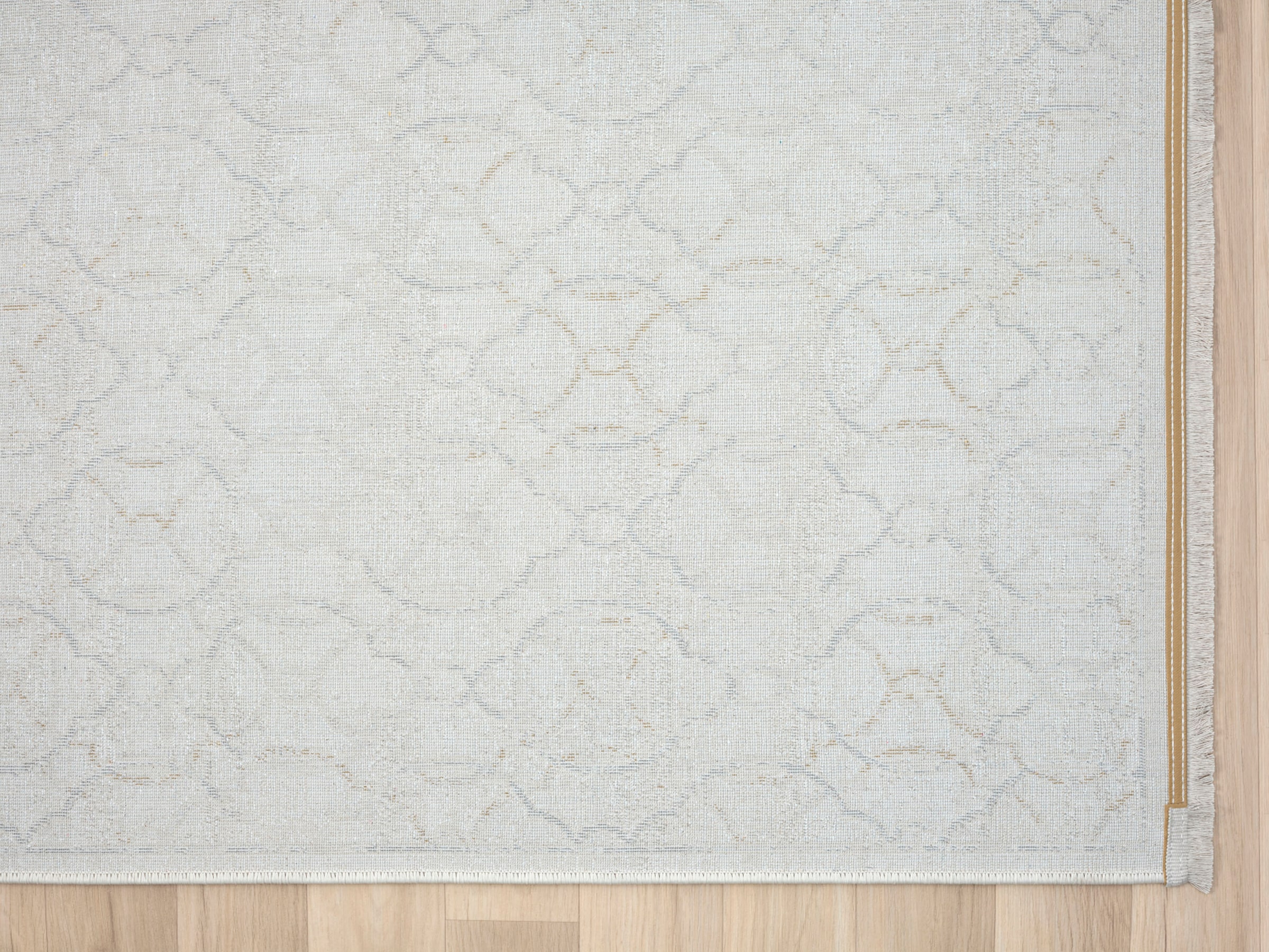 Myflair Möbel & Accessoires Teppich »My Floor Lagerräumung«, rechteckig, 10 mm Höhe, Kurzflor, Retro-Style, mit Fransen, besonders weich durch Microfaser