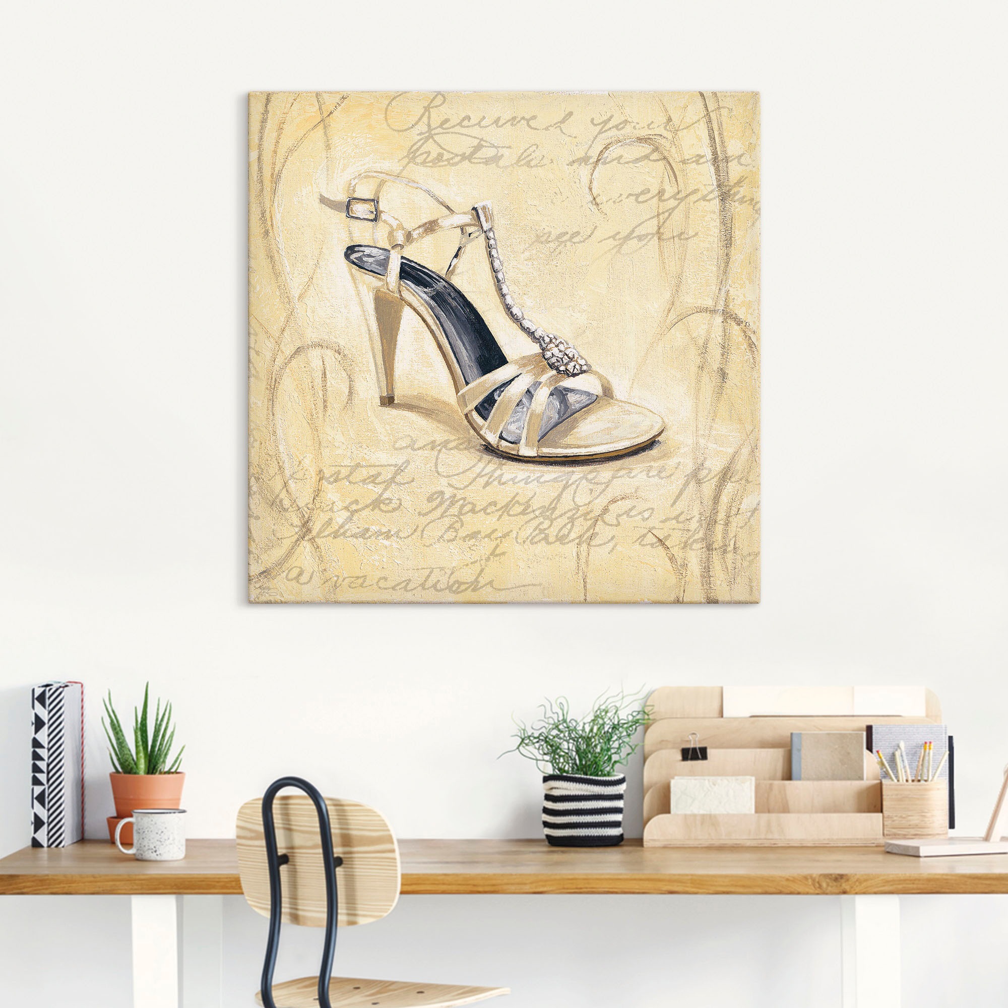 Artland Wandbild »Stiletto I - Schuh«, Mode, (1 St.), als Leinwandbild, Wandaufkleber in verschied. Größen