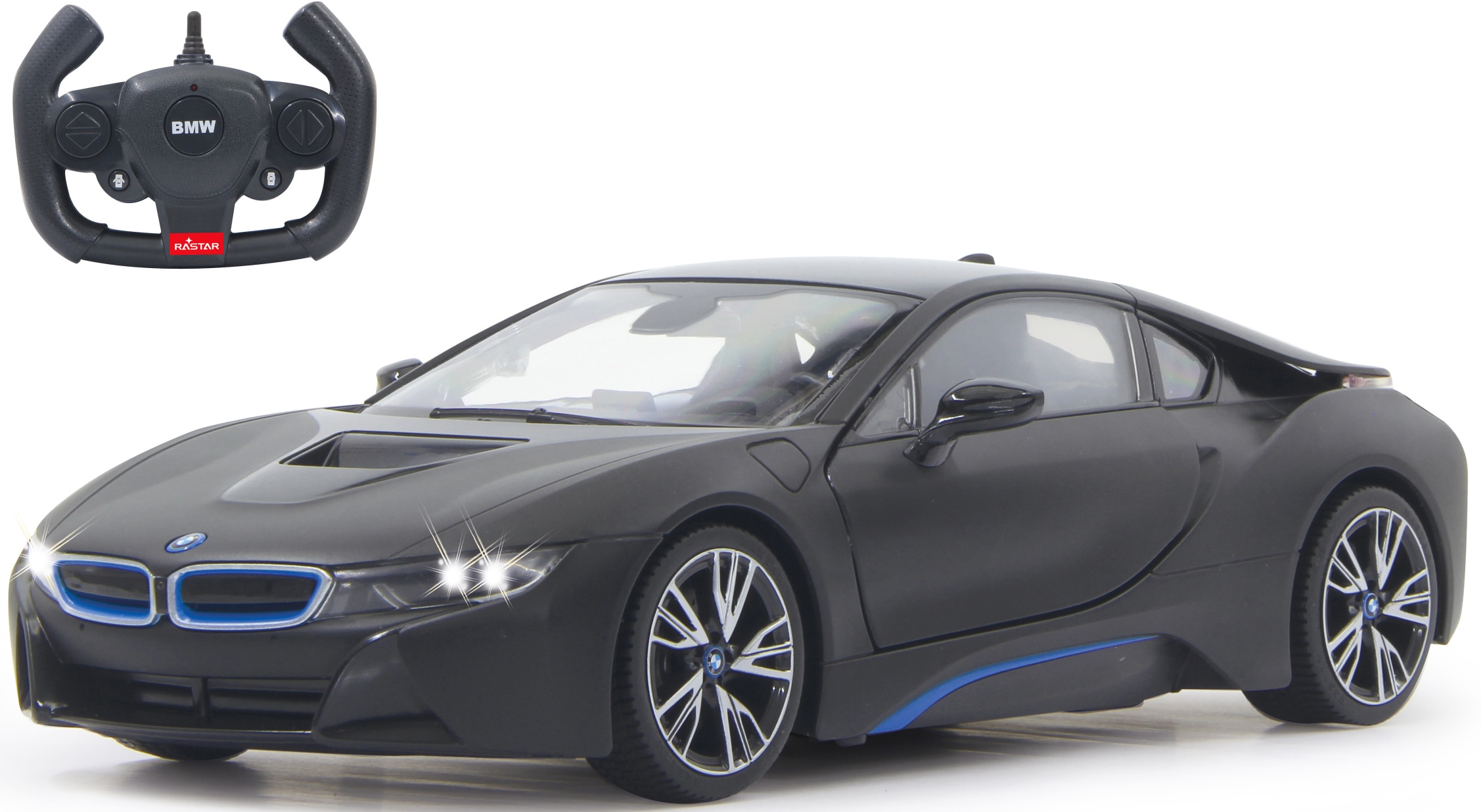 Jamara RC-Auto »BMW i8 1:14 schwarz«