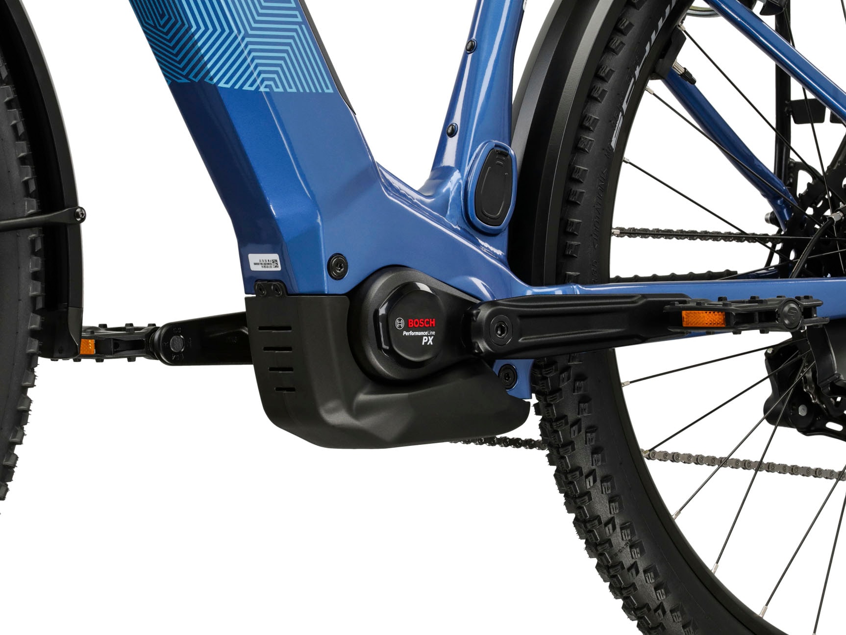 Kross »Influx Hybrid SUV 2.0 16,7Ah / 600 Wh 29 Zoll blau 9 Gänge 2026« 9 Gang Shimano CUES U4000 Schaltwerk Kettenschaltung Mittelmotor 250 W