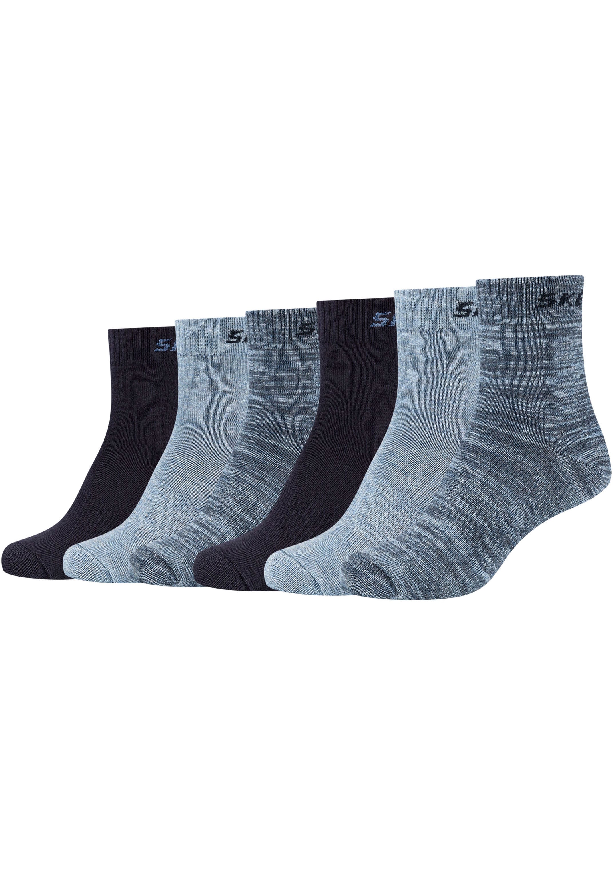 Skechers Socken, (Packung, 6er-Pack), mit Mittelfußunterstützung