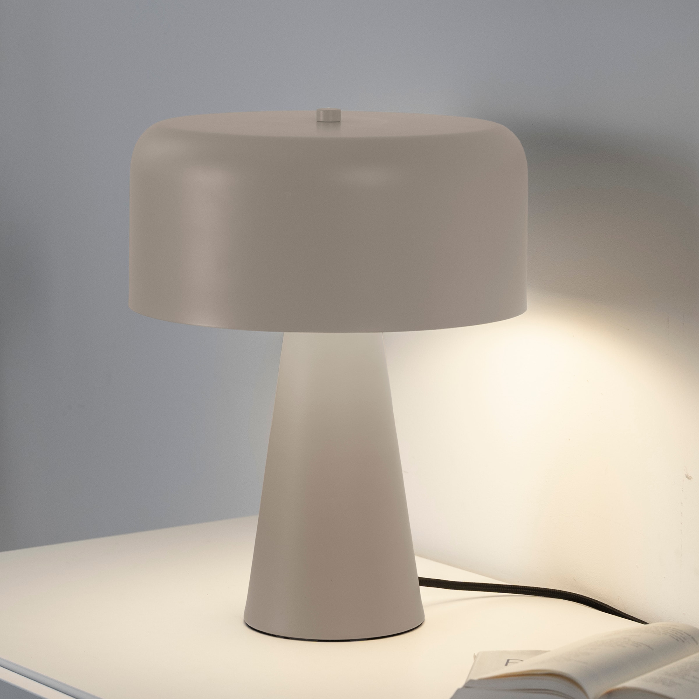 SCHÖNER WOHNEN-Kollektion LED Tischleuchte »PENTO« E27 1 Stk. SCHÖNER WOHNEN Kollektion, Schnurschalter, Downlight