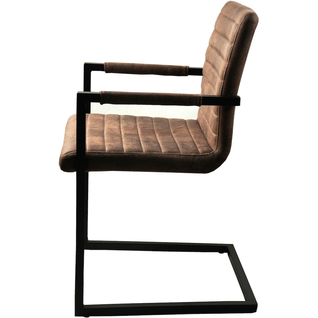 SIT Freischwinger »Sit&Chairs«, (Set), 2 St., Microfaser Antiklederoptik