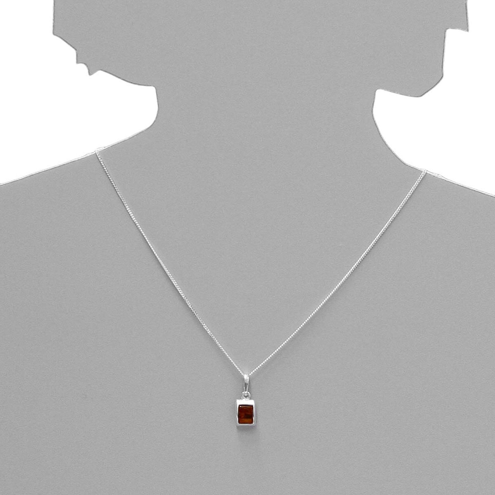 OSTSEE-SCHMUCK Kettenanhänger »- Stefanie - Silber 925/000 - Bernstein«
