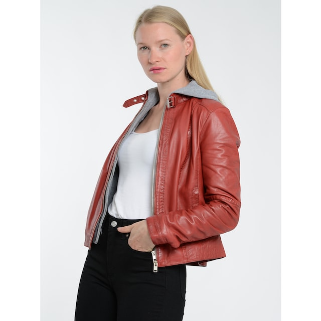 JCC Bikerjacke »Lederjacke in auffälliger Farbe 4201981Ecom« im OTTO Online  Shop