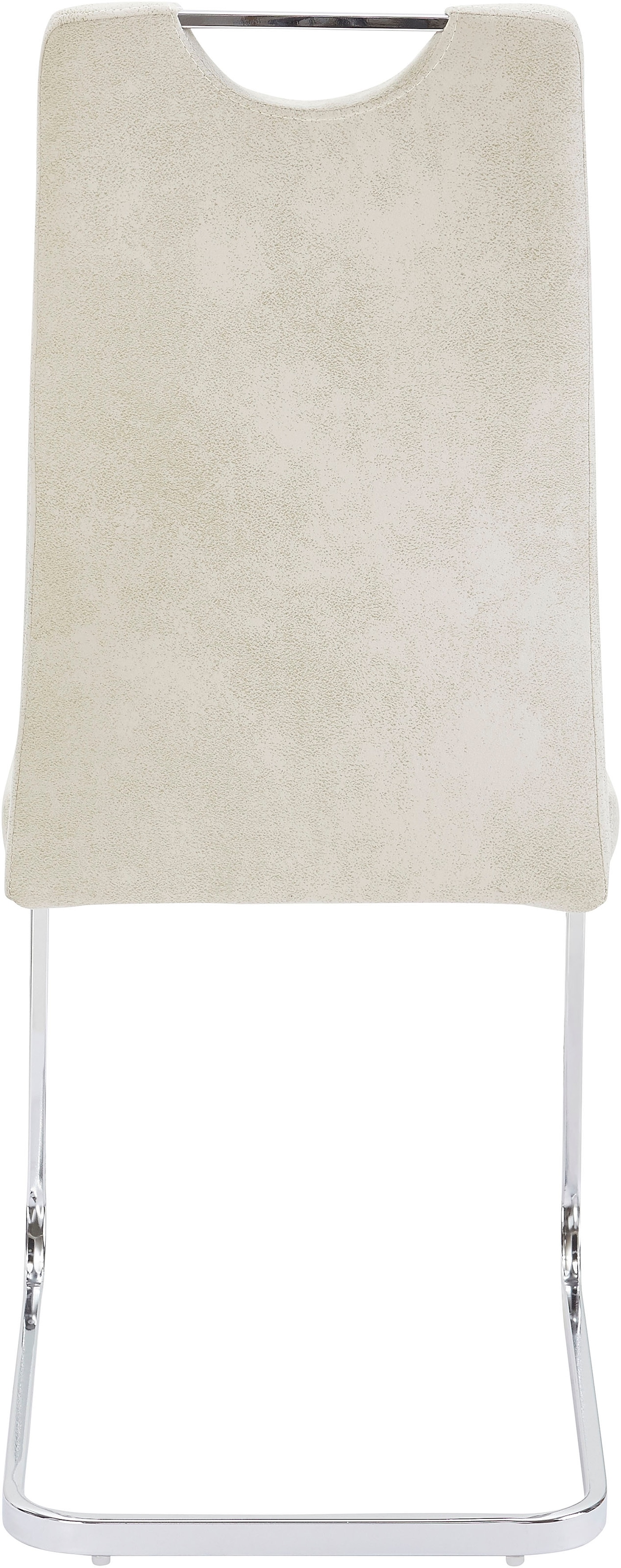 Home affaire Esszimmerstuhl »Milano« (Set) 2 Stk.Bezug in Microfaser oder Cord, Freischwinger, als 2er oder 4er Set erhältlich