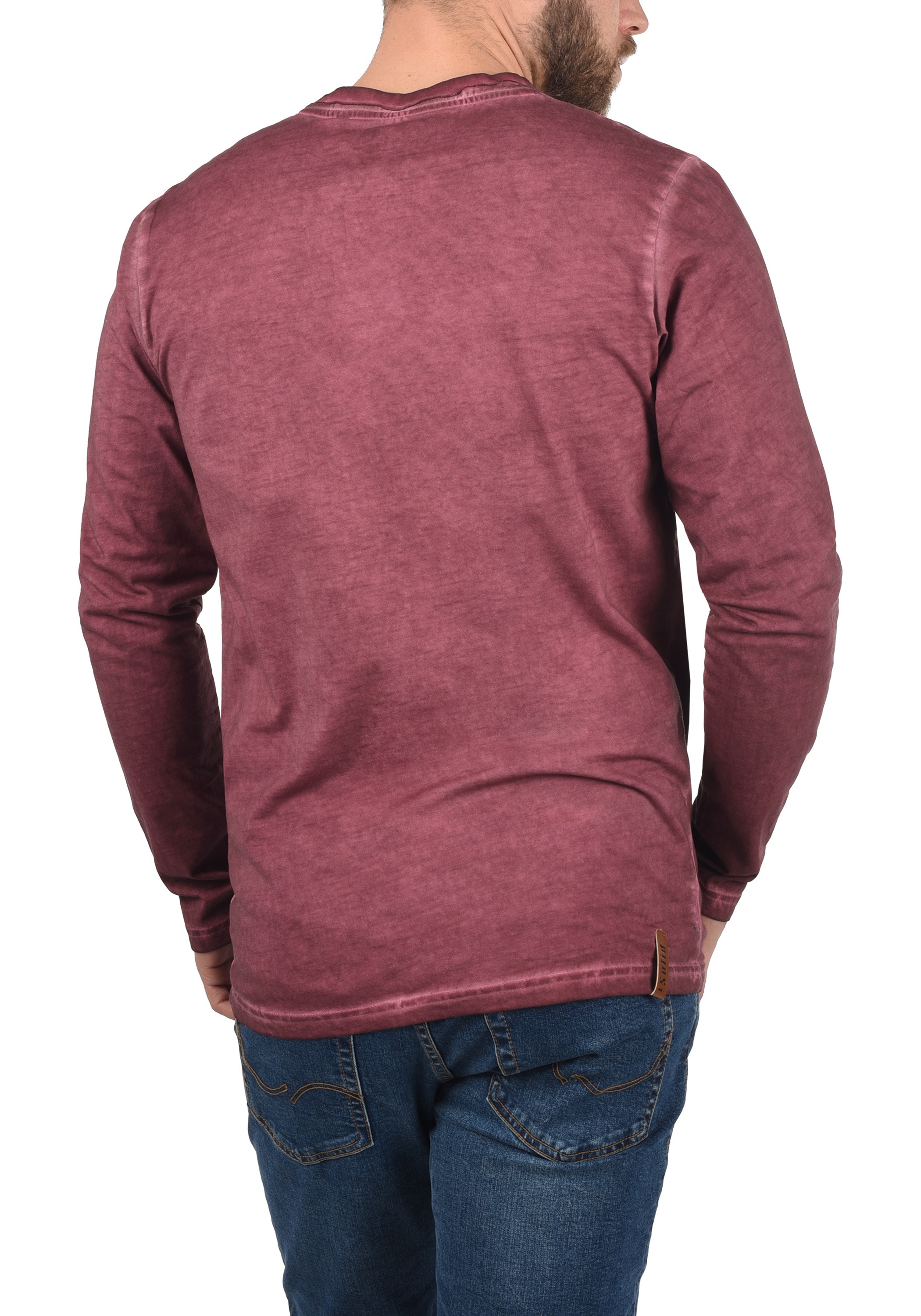 !Solid V-Shirt »V-Shirt SDTinox«