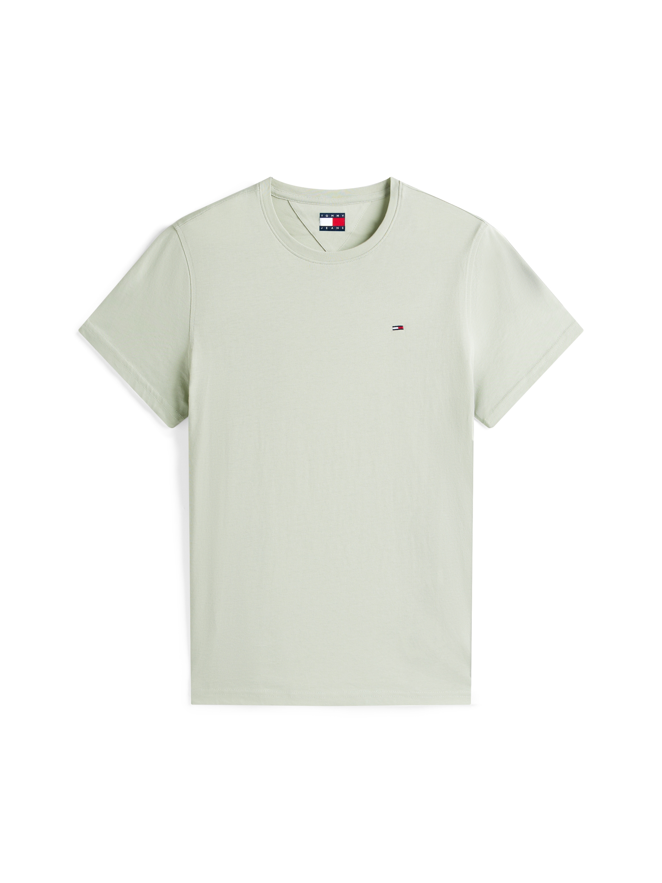 Tommy Jeans T-Shirt »TJM ESSENTIAL SOLID TEE«, mit Rundhalsausschnitt und dezenter Logo-Flag
