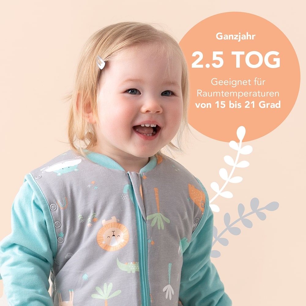 Schlummersack Babyschlafsack »Schlafsack ohne Füßen 2.5 Tog«