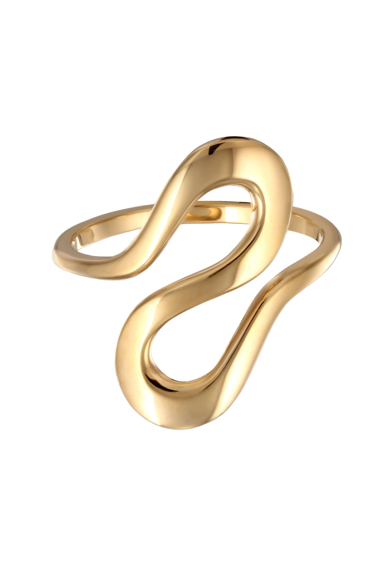 Elli Silberring »Ring Welle Modisch Verspielt Fashion 925 Silber«