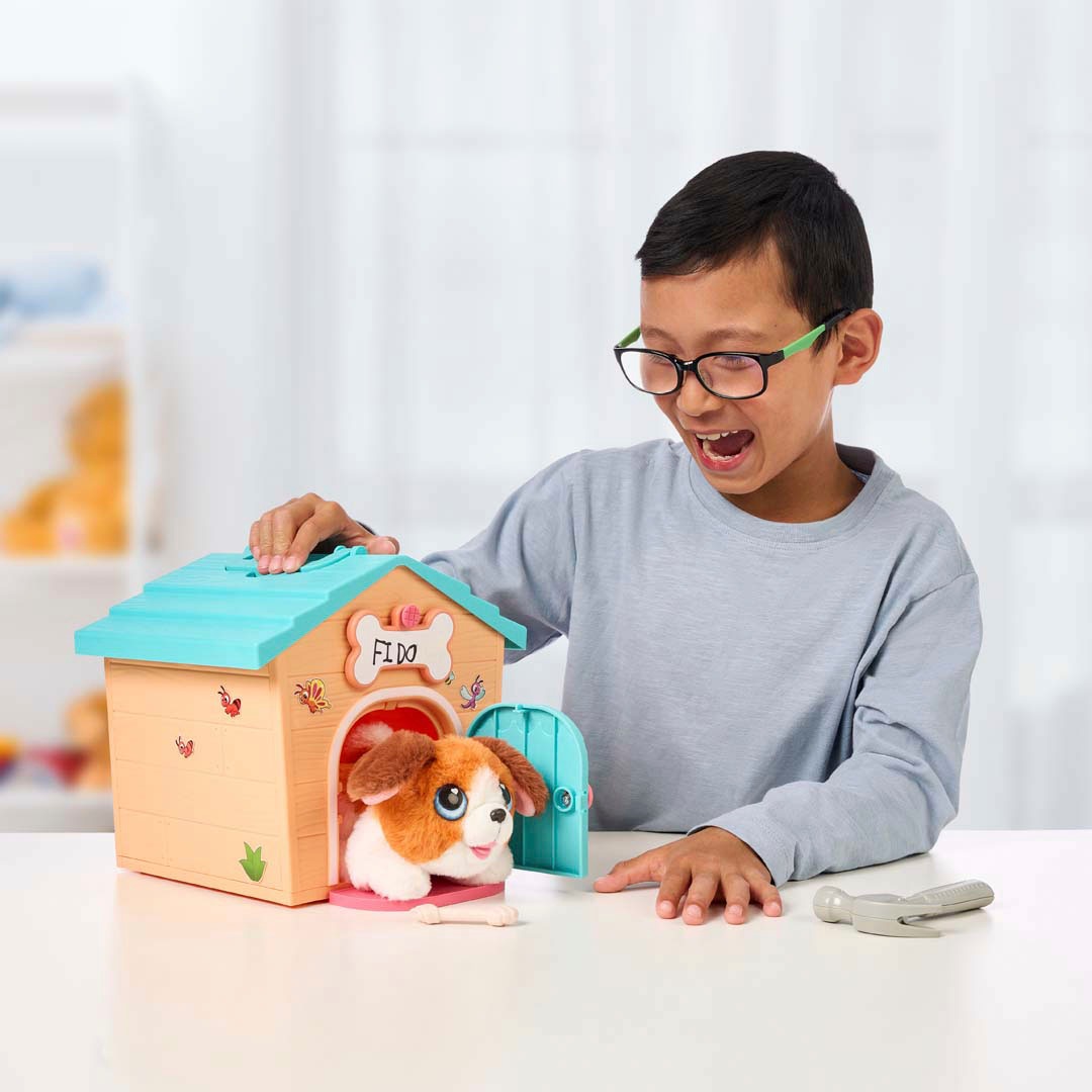 Moose Spielwelt »Little Live Pets: My Puppy's Home Mini, Orange«