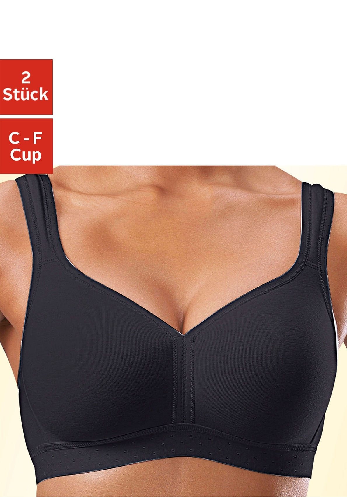 Stück), petite Soft-BH, aus ohne Baumwolle, 2 fleur Basic OTTO Dessous (Packung, sanfter online bei Bügel