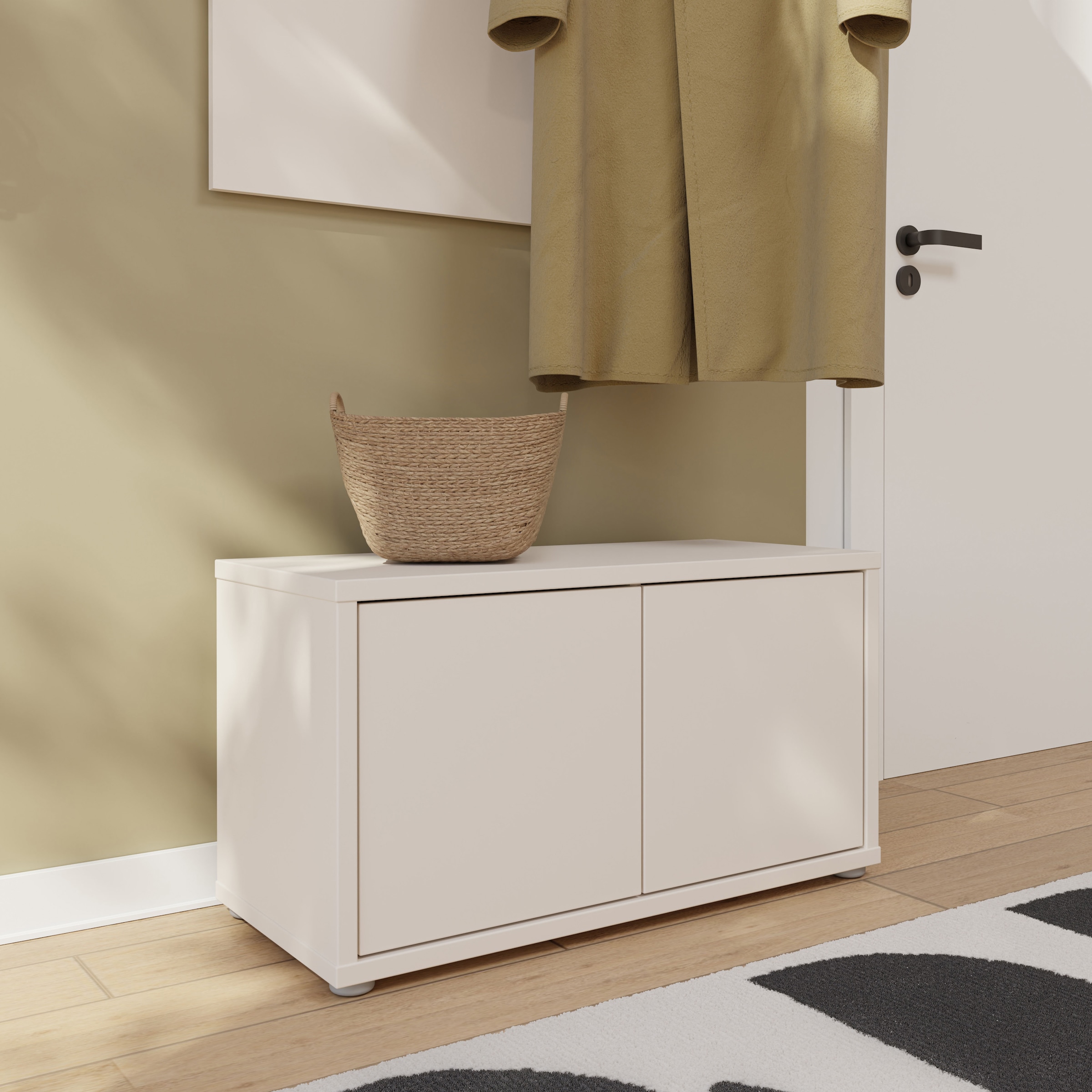 FORTE Schuhbank B/H/T 74,5/41,5/34,9 cm, Push to open