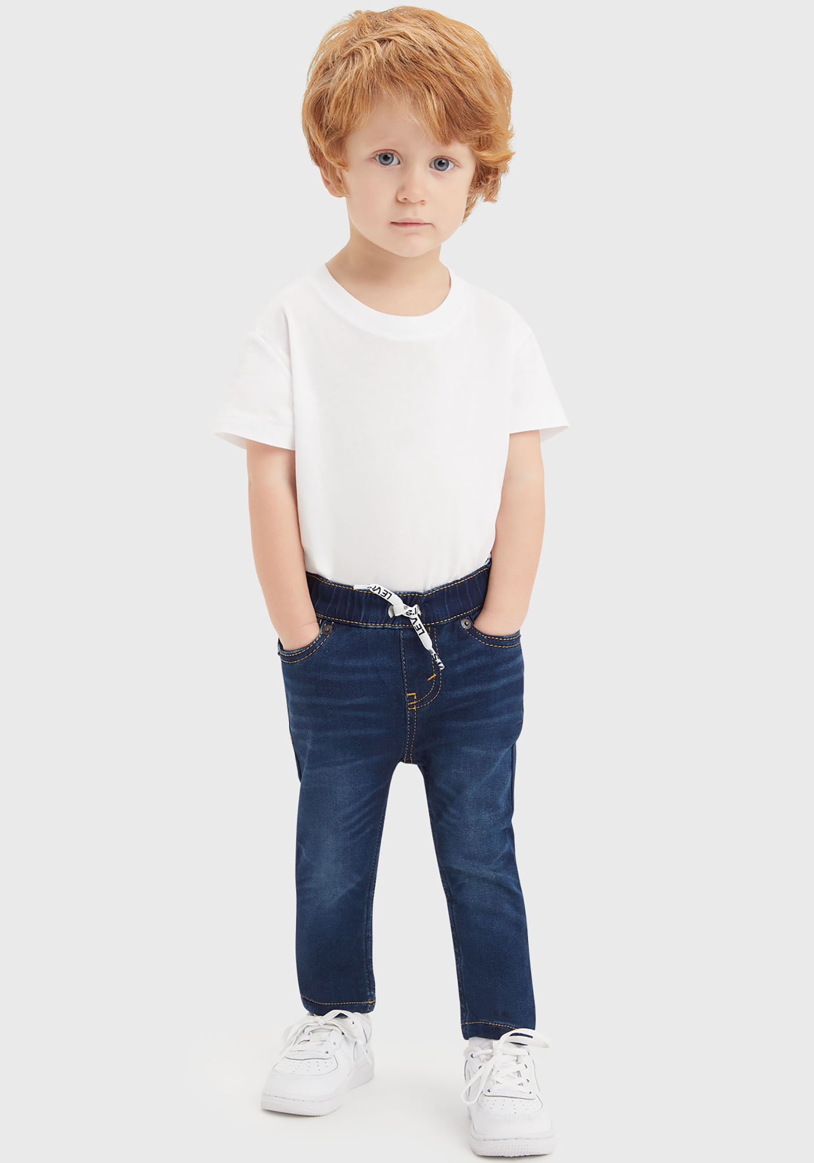 Schlupfjeans »LVB SKINNY DOBBY PULL ON PANTS«, for Baby BOYS