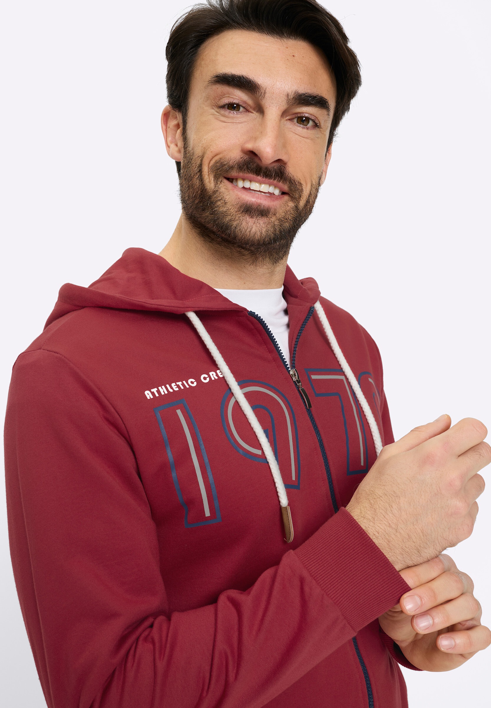 Witt Shirtjacke »Sweatjacke Sweatjacke mit Front-Druck«
