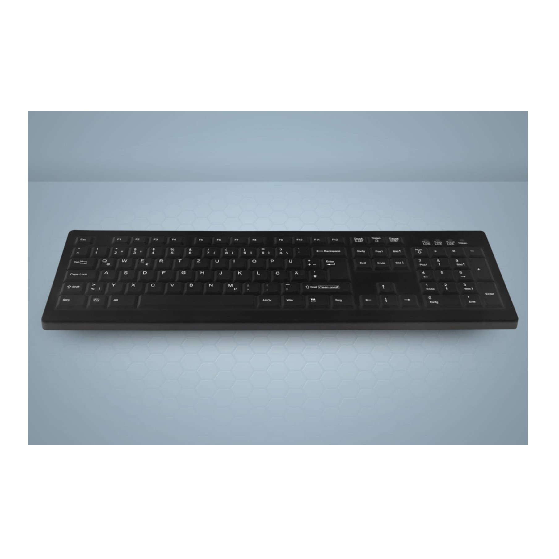 Cherry Tastatur »AK-C8100«, (Fn-Tasten-USB-Anschluss-Windows-Sperrtaste-Ziffernblock)