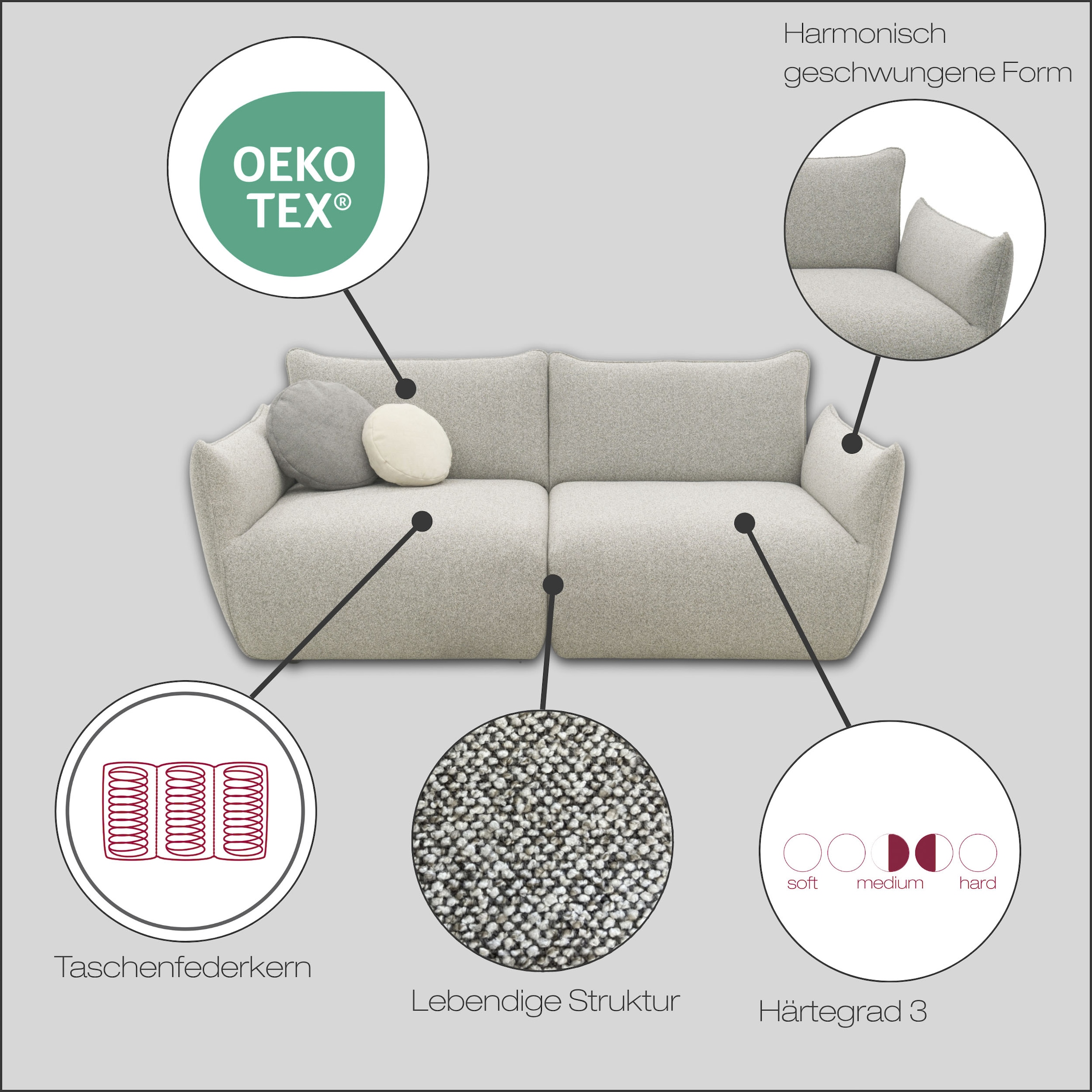 DOMO collection Big-Sofa »800 022«