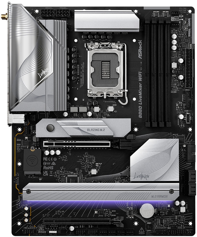 Asrock Mainboard »B860 LiveMixer WiFi«