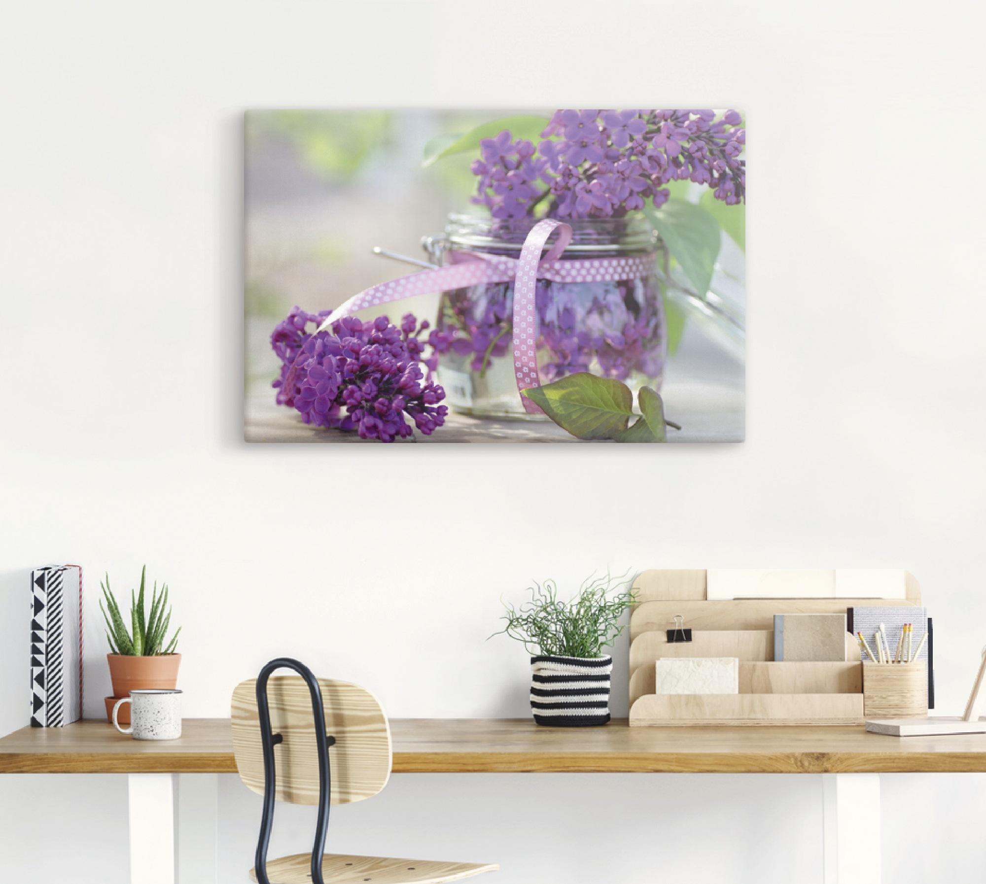 Artland Wandbild »Flieder Strauss« Blumen 1 Stk. tlg. als Leinwandbild, Poster in verschied. Größen