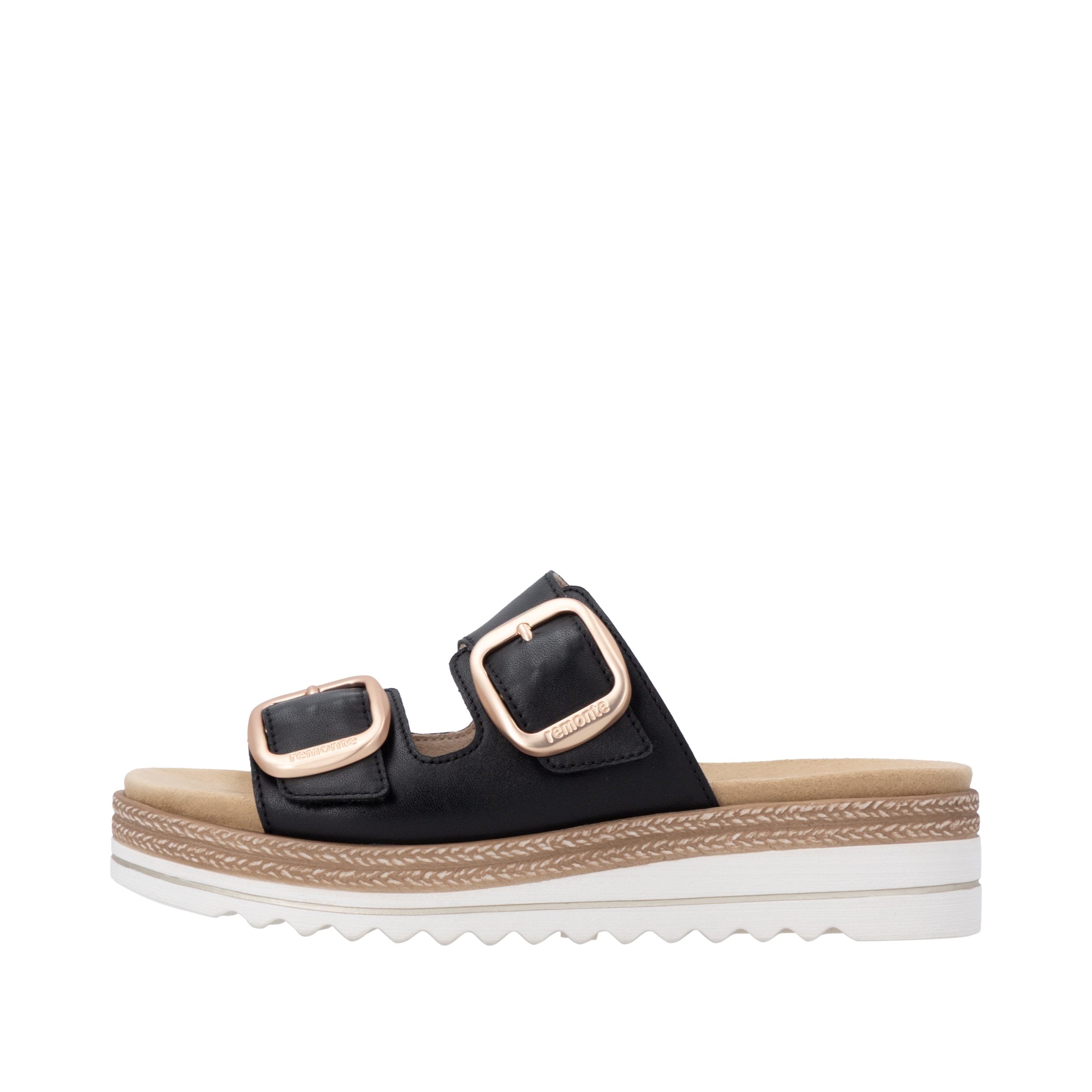 Remonte Pantolette  Hausschuh, Sommerschuh, Klettschuh mit Lite´n Soft-Ausstattung