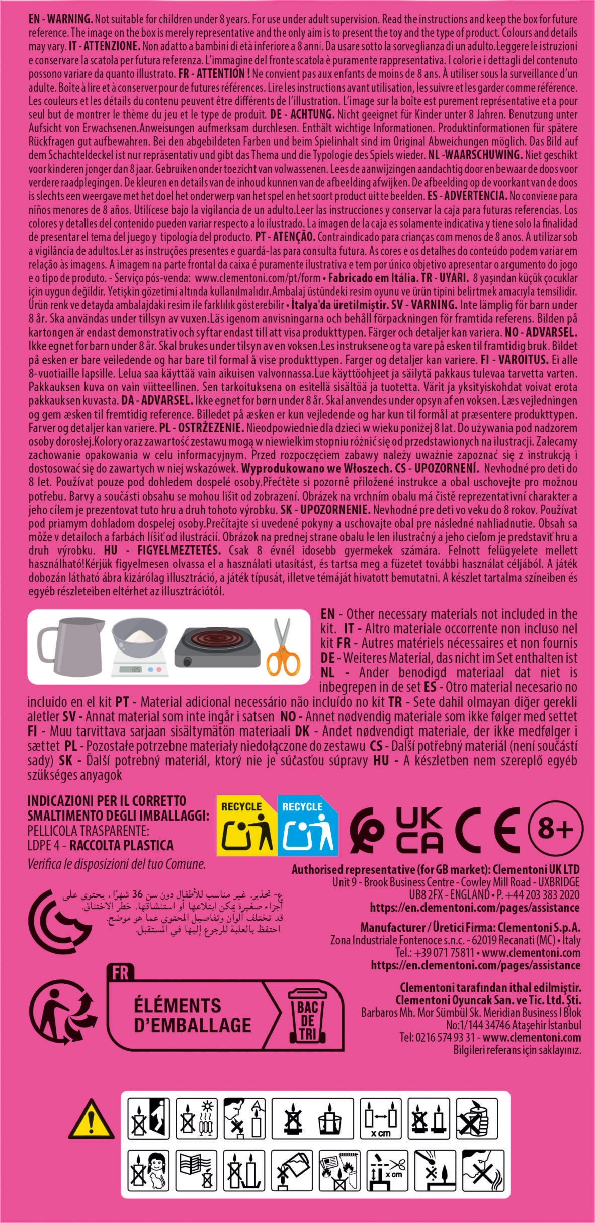 Clementoni® Kreativset »Idea, Deine Kerzen-Kreationen - BFF« Made in Europe