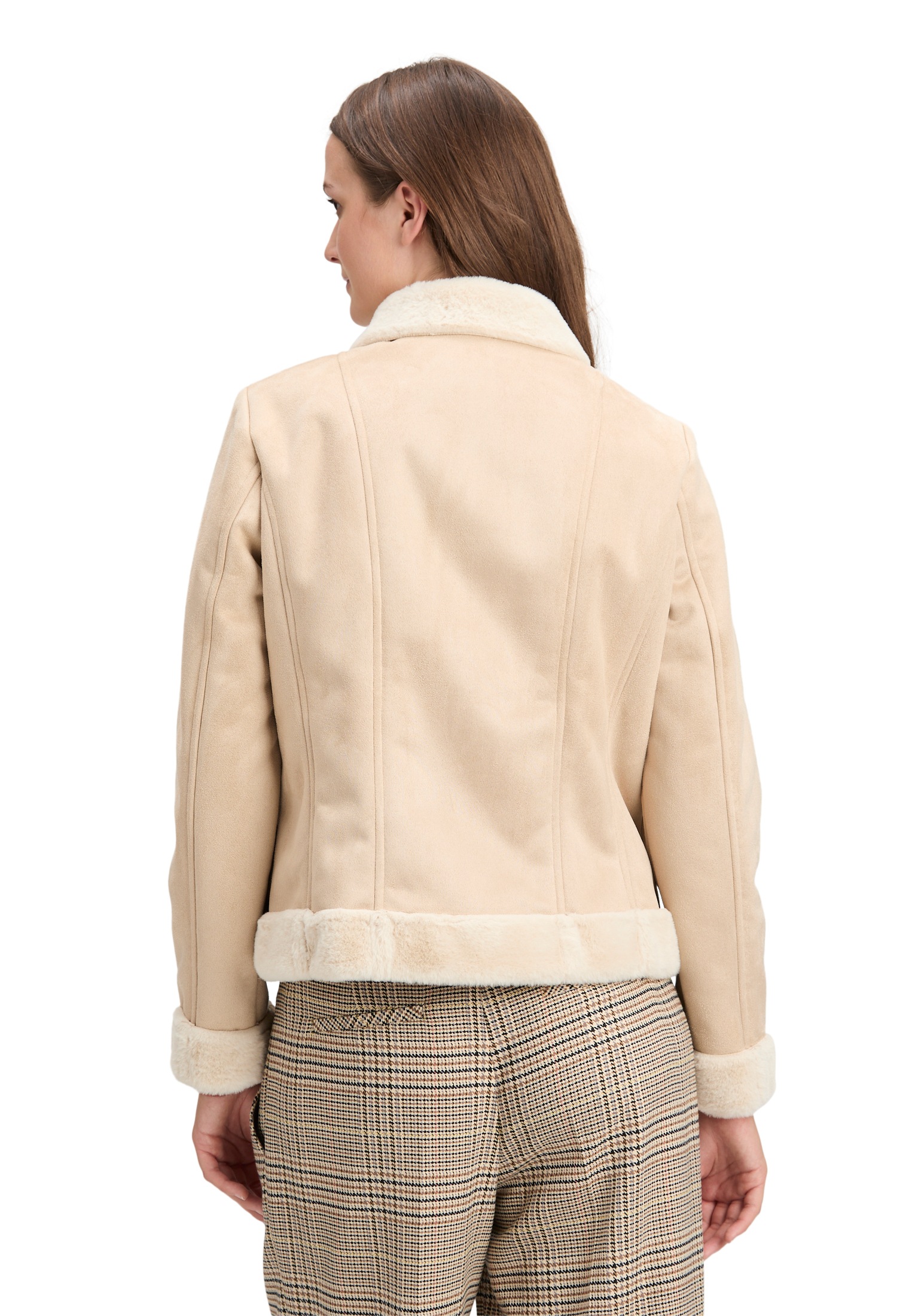 Cartoon Jackenblazer »Bikerjacke mit Kunstfellkragen«