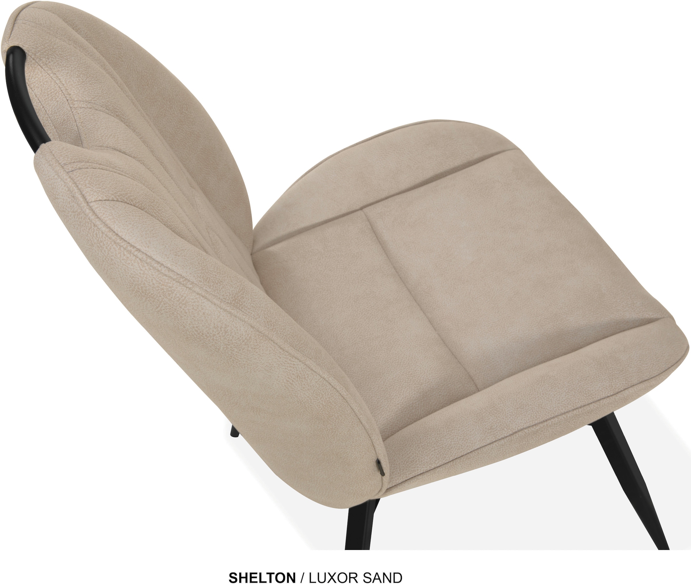 OMG Design Esszimmerstuhl »Shelton« (Set) 2 Stk.Esszimmerstuhl, pflegeleichter Bezug, mit Handgriff