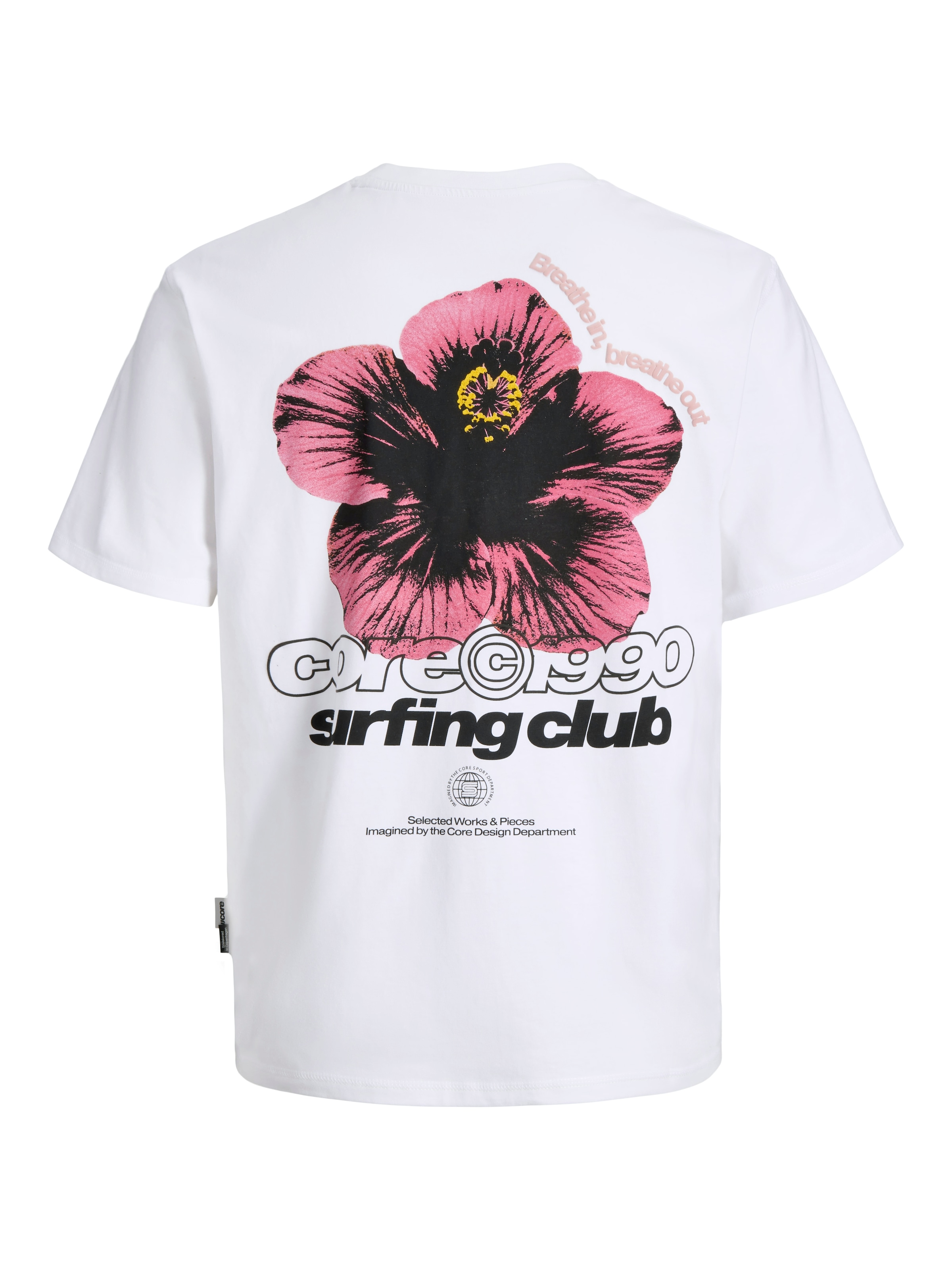 Jack & Jones T-Shirt »JCOMARINA BACK PRINT TEE SS CREW NECK« mit Print