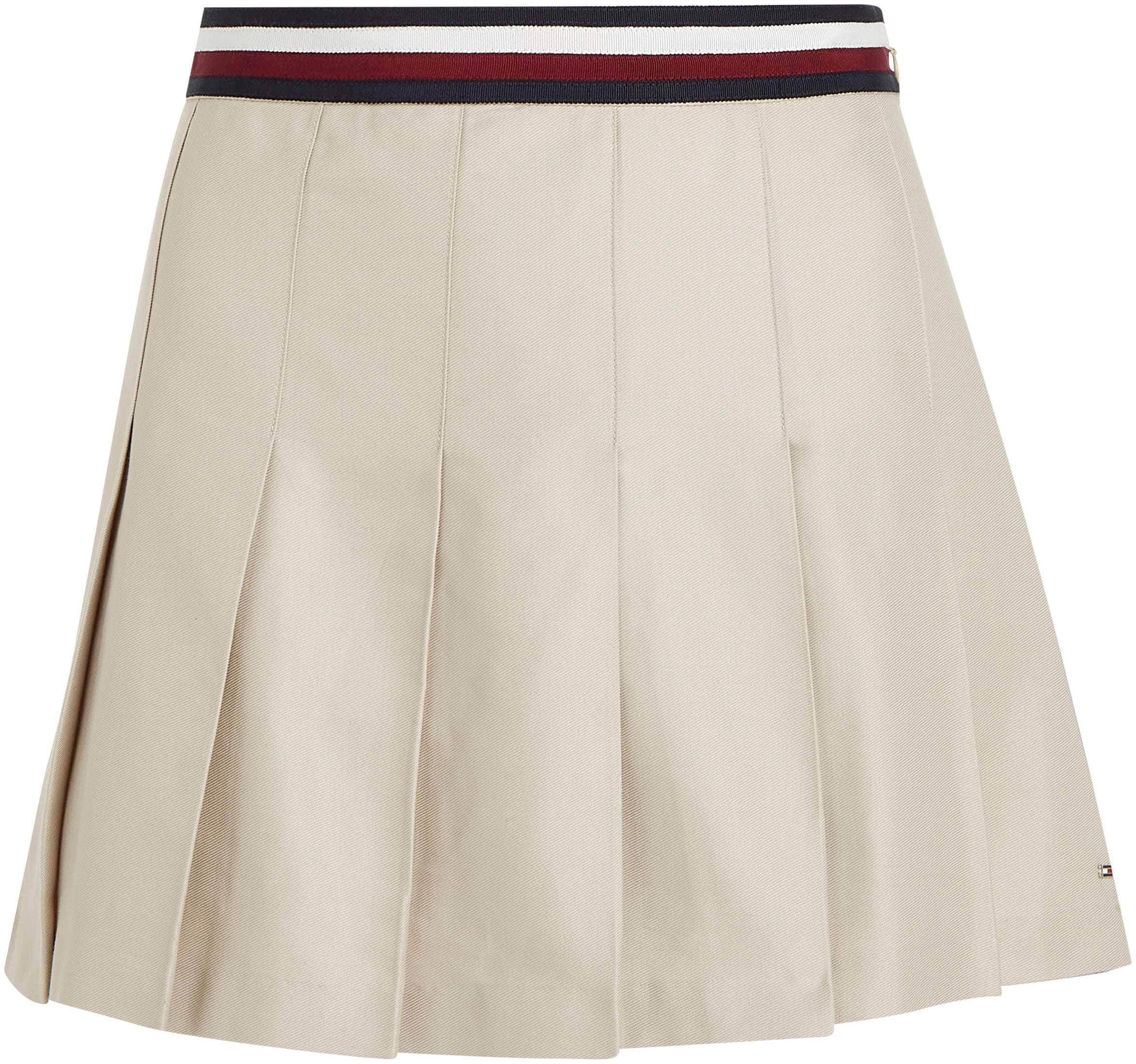 Tommy Hilfiger Minirock »GLOBAL STP PLEATED SHORT SKIRT«