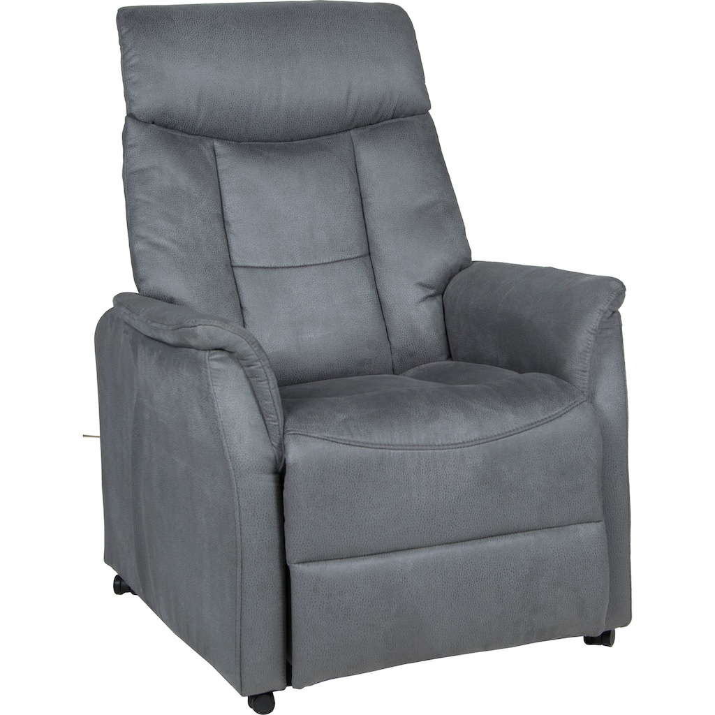 Duo Collection TV-Sessel »Sorrent mit regulierbarer Sitzheizung, elektrischer Aufstehhilfe«, Relaxfunktion und Taschenfederkern mit Stahlwellenunterfederung