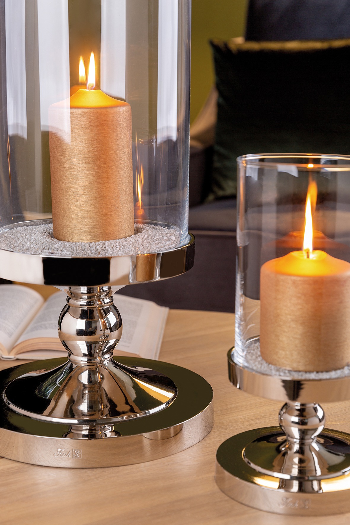 Fink Windlicht »LAMONTE«, (1 St.), aus Aluminium und Glas