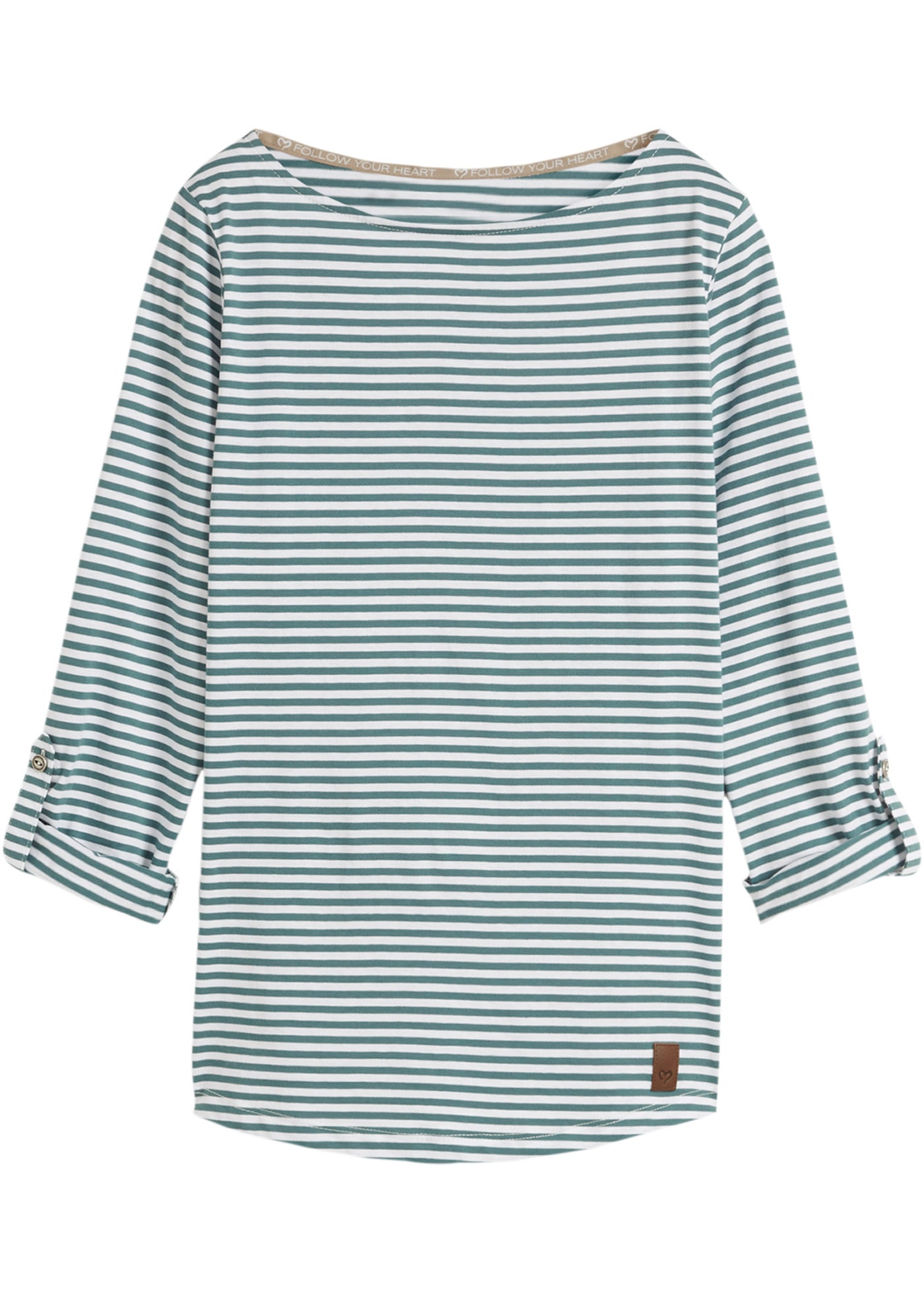 bonprix Langarmshirt »Langarmshirt aus reiner Baumwolle« Langarmshirt aus reiner Baumwolle