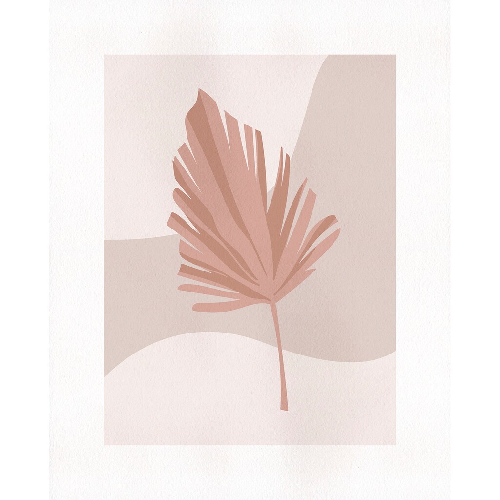 Komar Wandbild »Minimalist Leaf Lover«, (1 St.), Deutsches Premium-Poster Fotopapier mit seidenmatter Oberfläche und hoher Lichtbeständigkeit. Für fotorealistische Drucke mit gestochen scharfen Details und hervorragender Farbbrillanz.